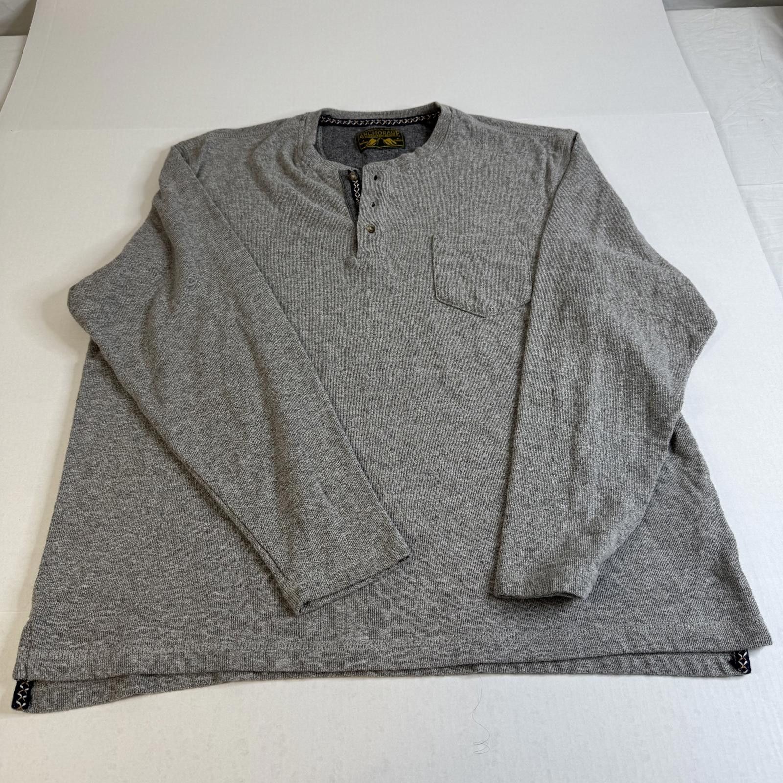 Designer Anchorage Expedition Brand Men’s Grey Sweater Size XL Size US XL / EU 56 / 4 - 1 Thumbnail