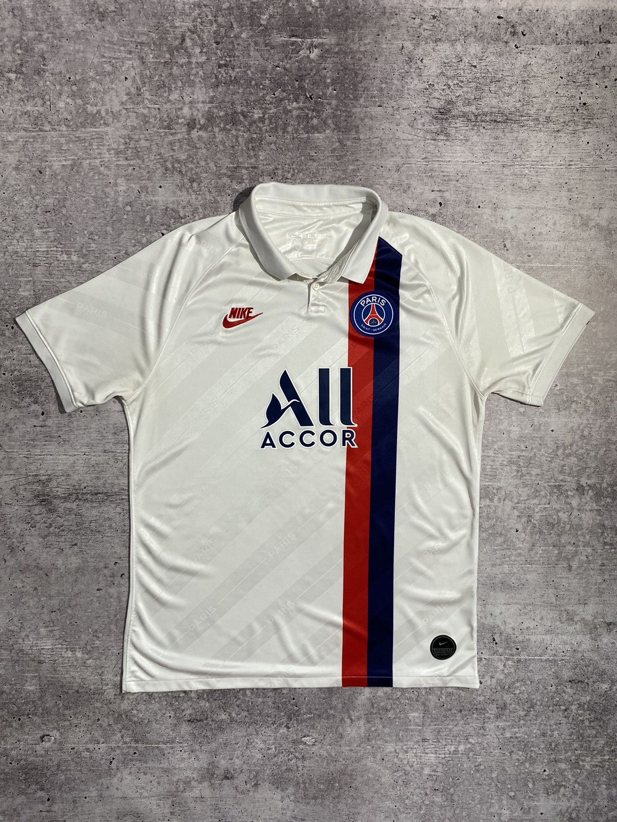 Nike × Vintage NIKE PSG JERSEY Size US L / EU 52-54 / 3 - 1 Thumbnail