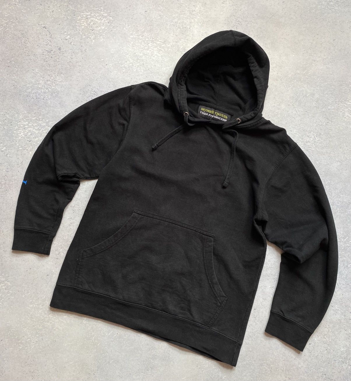 Gosha Rubchinskiy Gosha Rubchinskiy Mopckar Hoodie Sweatshirt Pullover Black Size US M / EU 48-50 / 2 - 3 Thumbnail