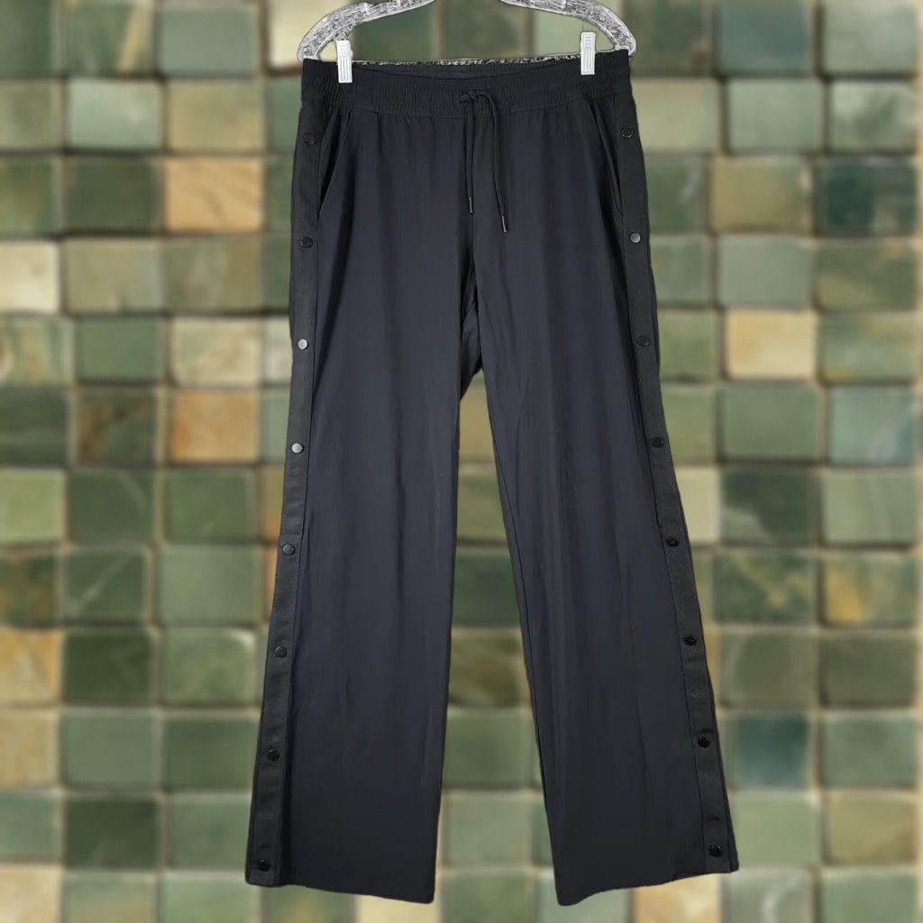 Athleta ATHLETA Women's Black Nylon Spandex Track Pants Activewear Size M Size 32" / US 10 / IT 46 - 1 Thumbnail