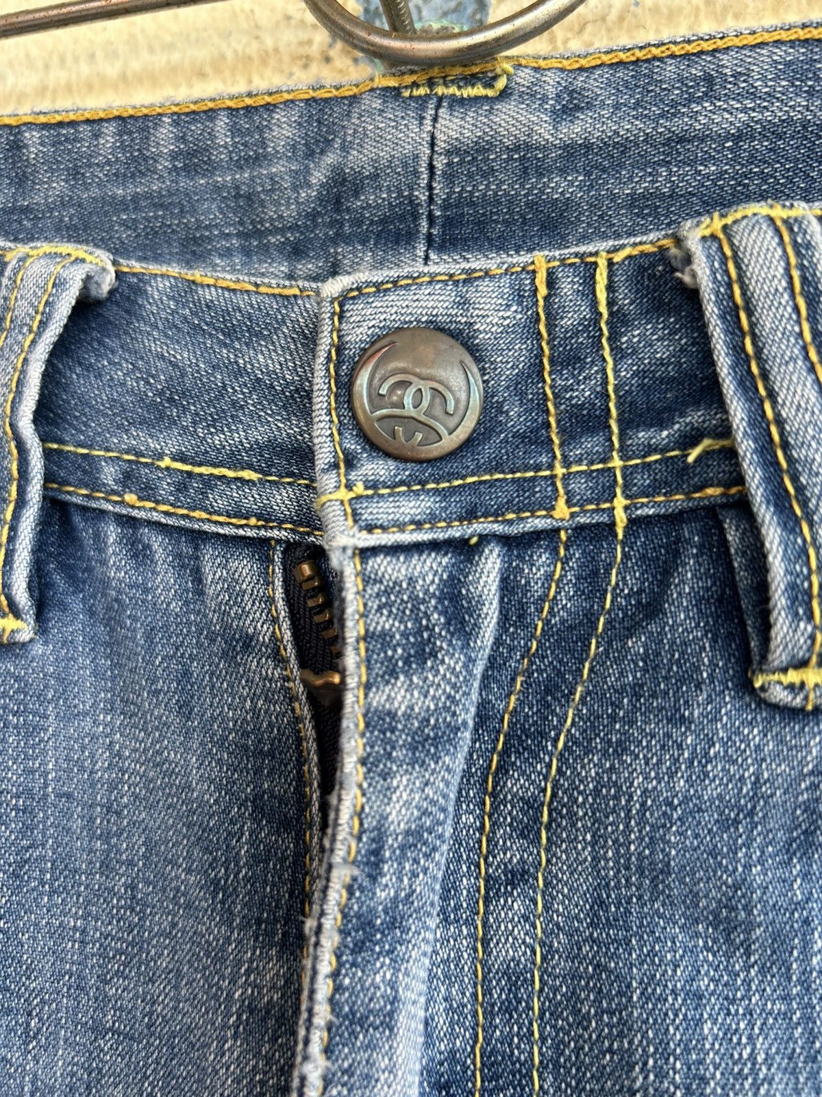 Stussy Stussy Semi Bootcut Distressed Jeans Size 26" / US 2 / IT 38 - 7 Thumbnail