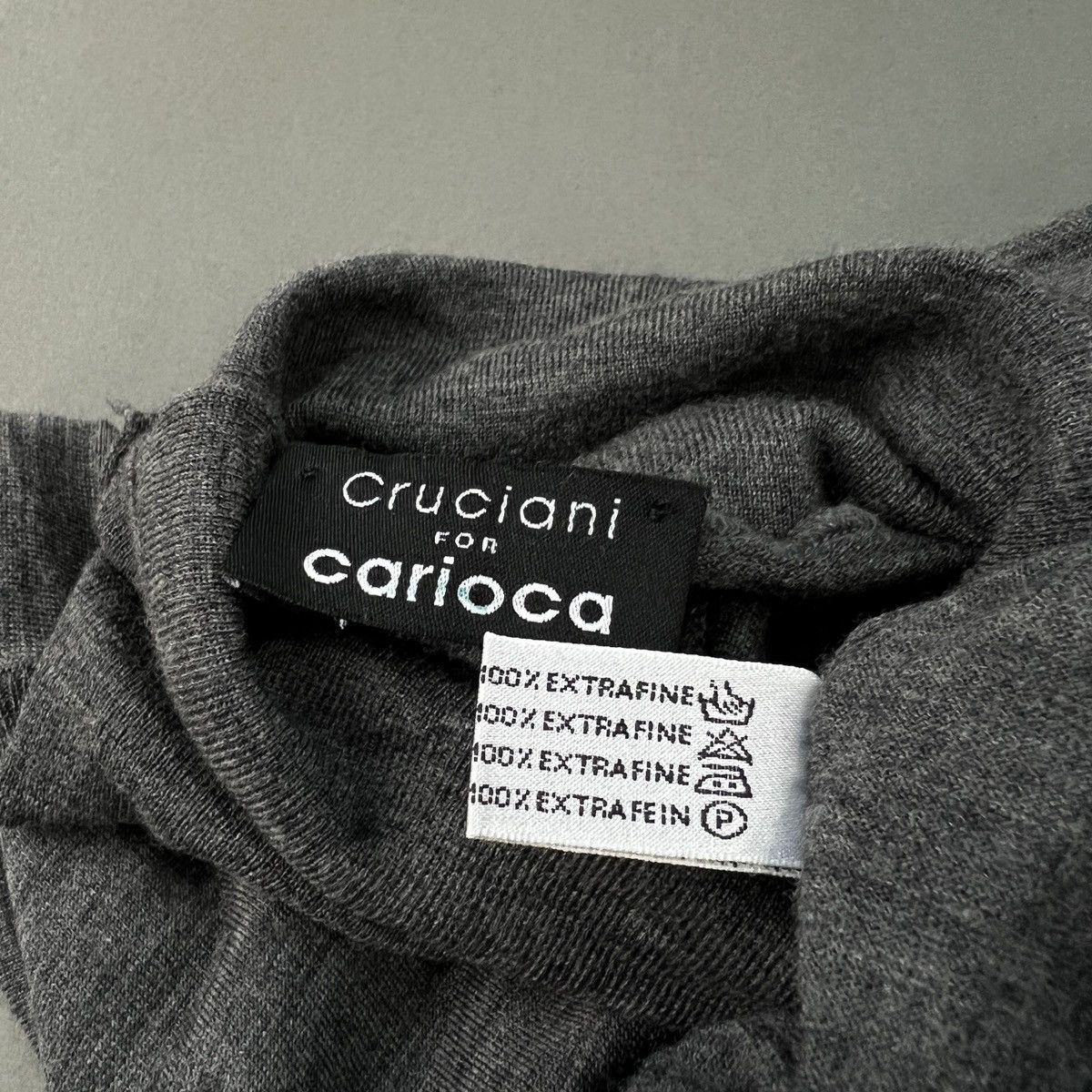 Cruciani Cruciani for Carioca Wool Turtleneck Made in Italy Size US L / EU 52-54 / 3 - 8 Thumbnail