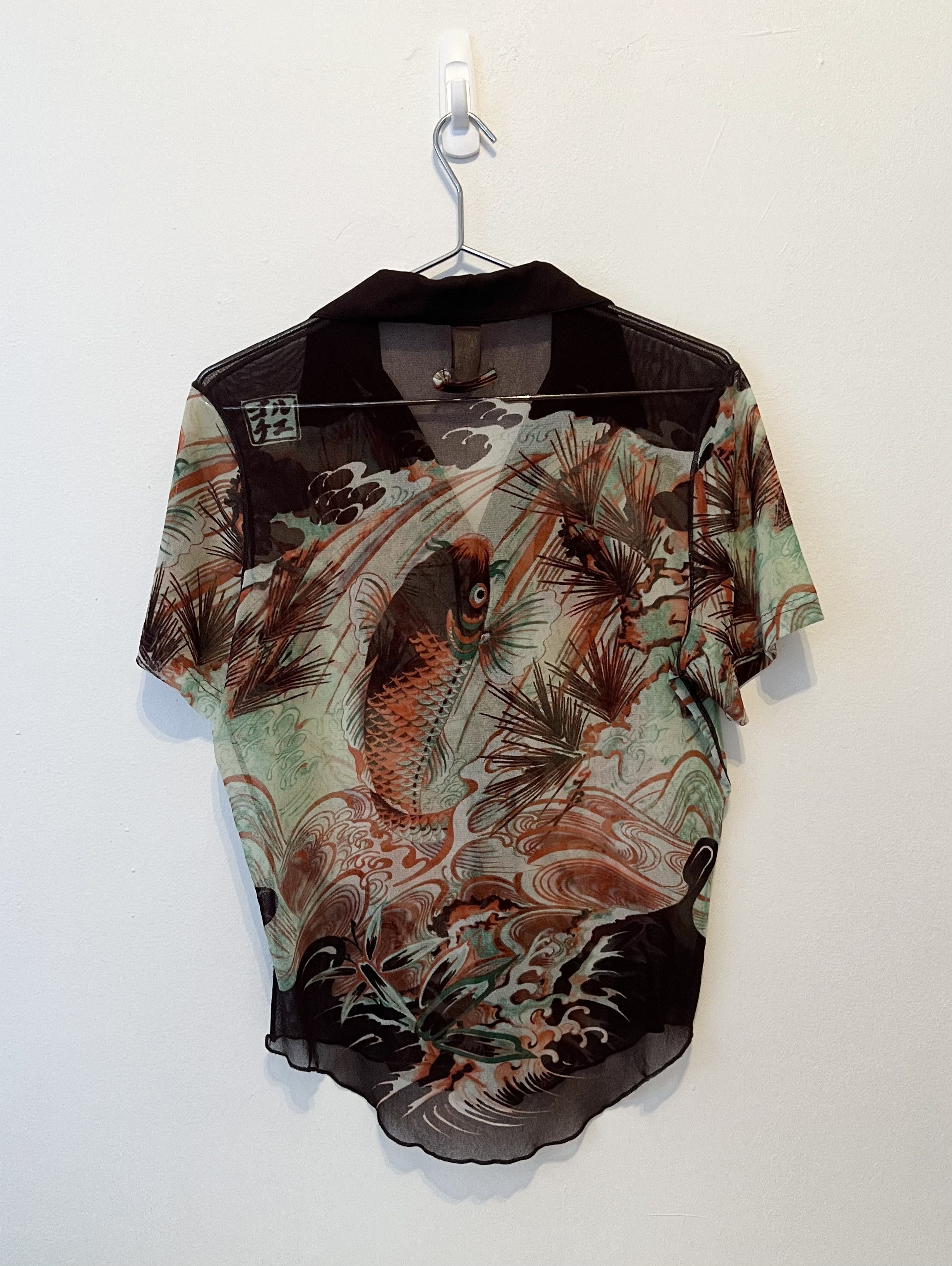 Jean Paul Gaultier JPG koi fish mesh top Size US M / EU 48-50 / 2 - 2 Thumbnail