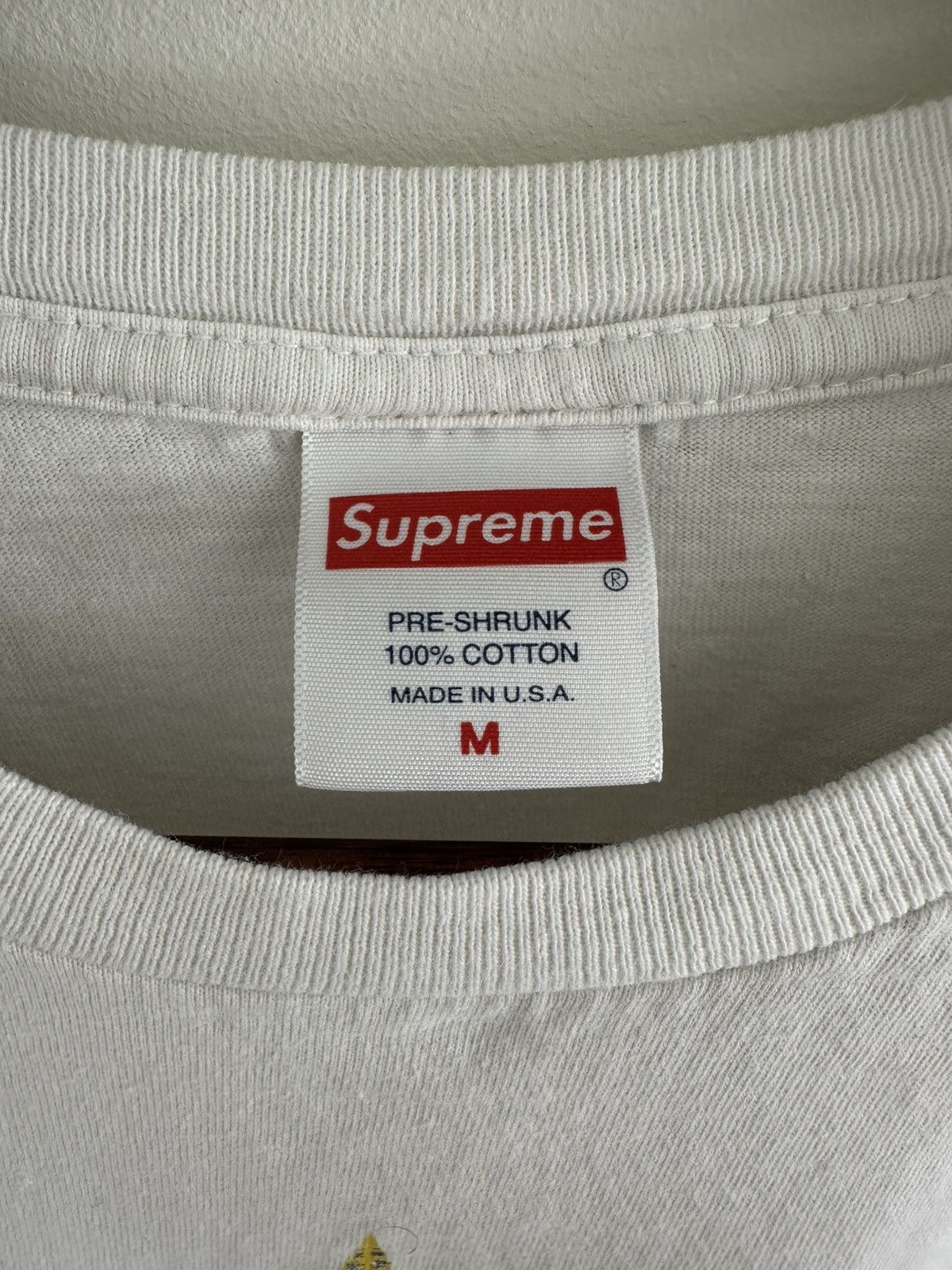 Supreme Supreme SS18 Diamond T-shirt White Size M Size US M / EU 48-50 / 2 - 3 Thumbnail