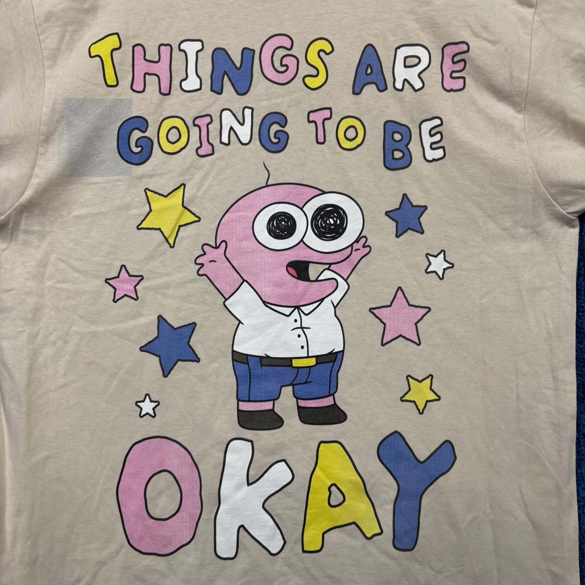 Ripple Junction Smiling Friends Pim Things Are Going To Be Okay Slogan Tee L Size US L / EU 52-54 / 3 - 2 Thumbnail