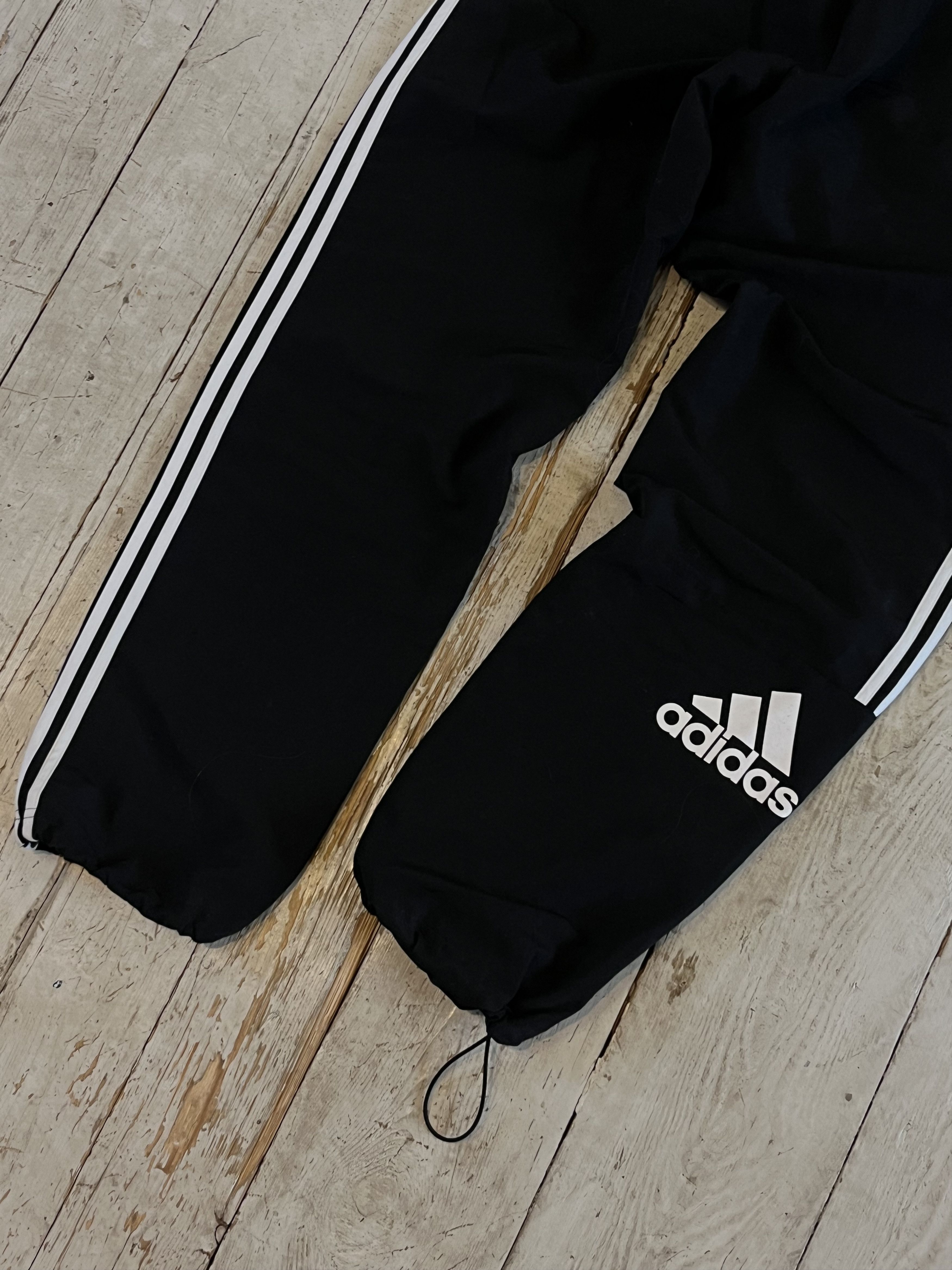 Adidas × Vintage ♻️ y2k Adidas Parachute Nylon Baggy Track Pants ♻️ Size US 34 / EU 50 - 5 Thumbnail
