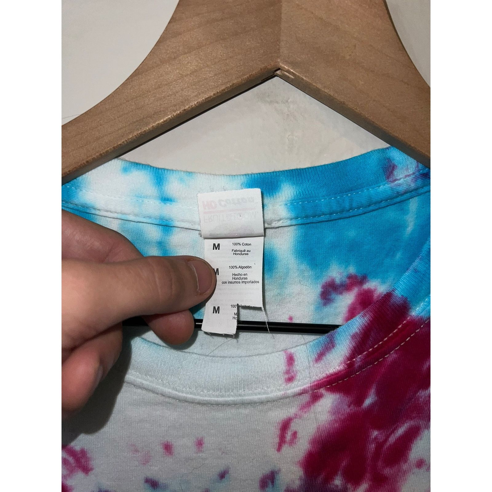 Fruit Of The Loom Vintage Fruit Of The Loom Tie Dye Shirt Blue Tee VTG M Size US M / EU 48-50 / 2 - 6 Thumbnail
