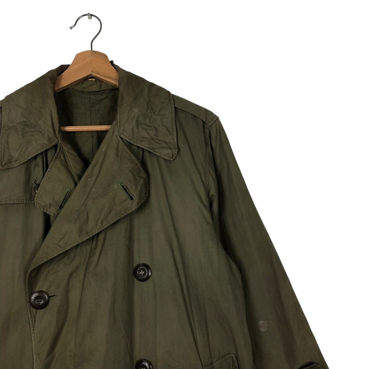 Buzz Rickson's 🔥TRUE VINTAGE 1945 REGULATION ARMY OFFICER’S O’COAT FIELD Size US M / EU 48-50 / 2 - 8 Thumbnail