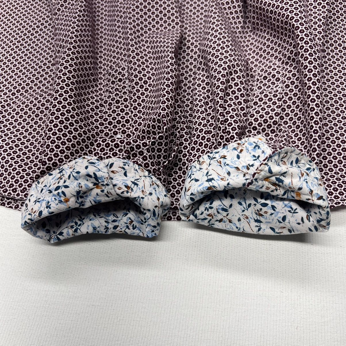 Other Denim And Flower Button Down Shirt Red Floral Flower Print Size US M / EU 48-50 / 2 - 10 Thumbnail