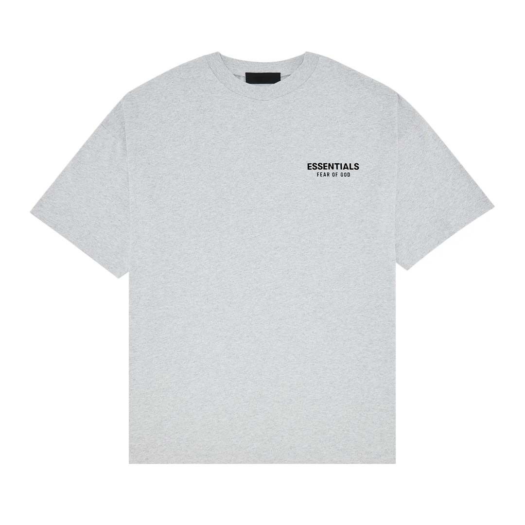Fear of God Essentials Light Heather Grey Crewneck Tee Size US S / EU 44-46 / 1 - 1 Thumbnail