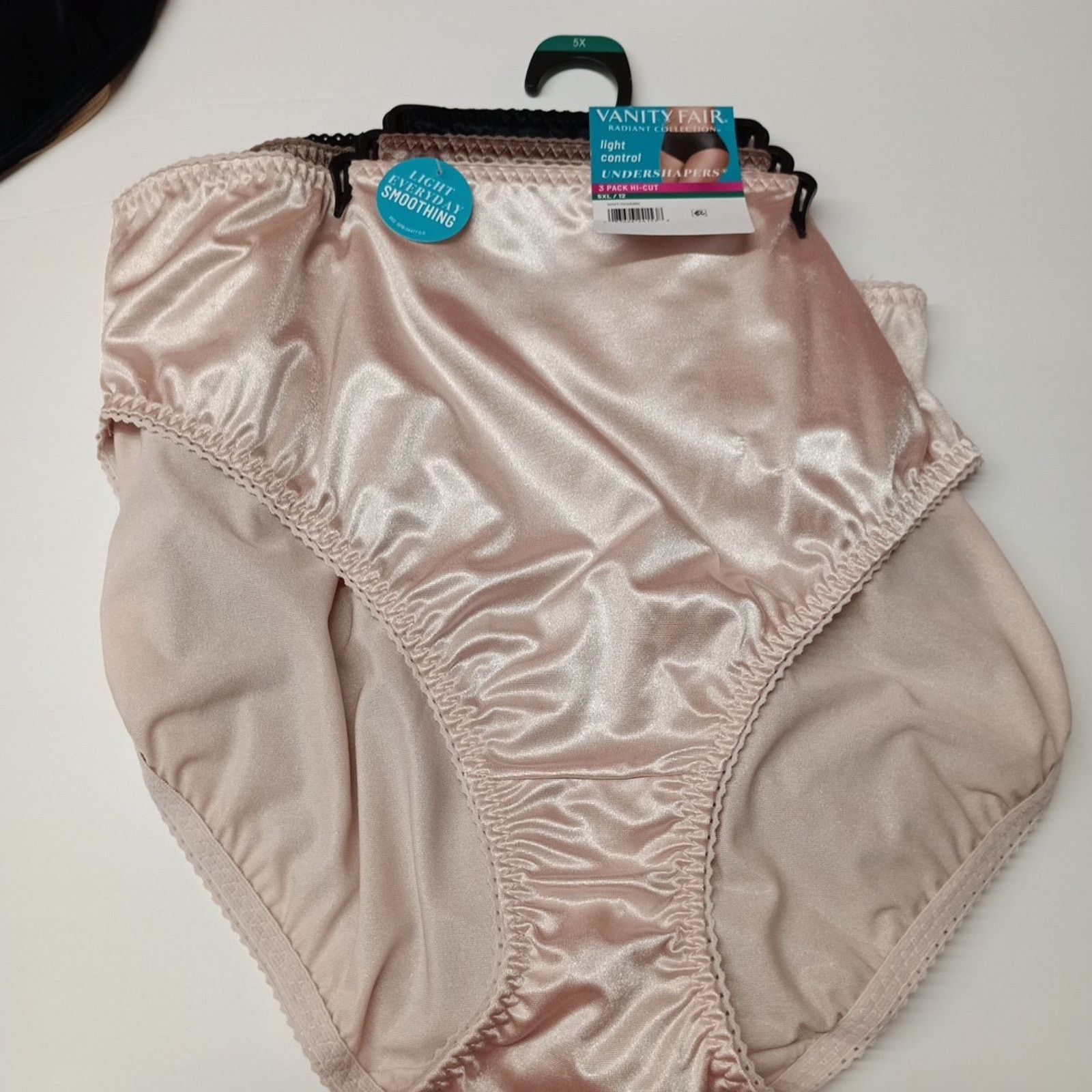 Other VANITY FAIR Women 3-Pair Hi Cut Panties Nylon Size 5XL/12 Size ONE SIZE - 1 Thumbnail