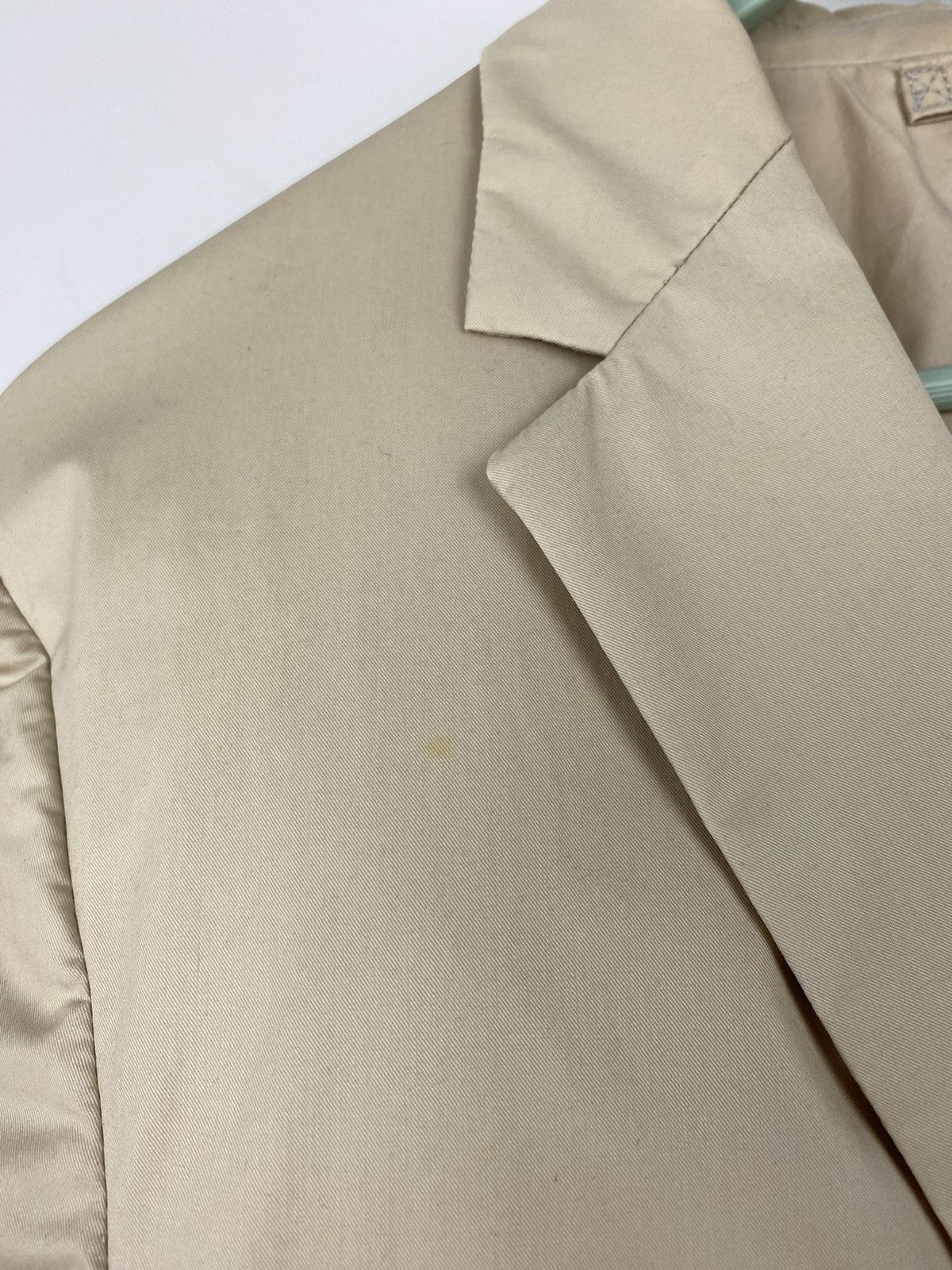Prada Prada 2009 Cotton Beige Blazer Jacket Size 50 Size 50R - 6 Thumbnail