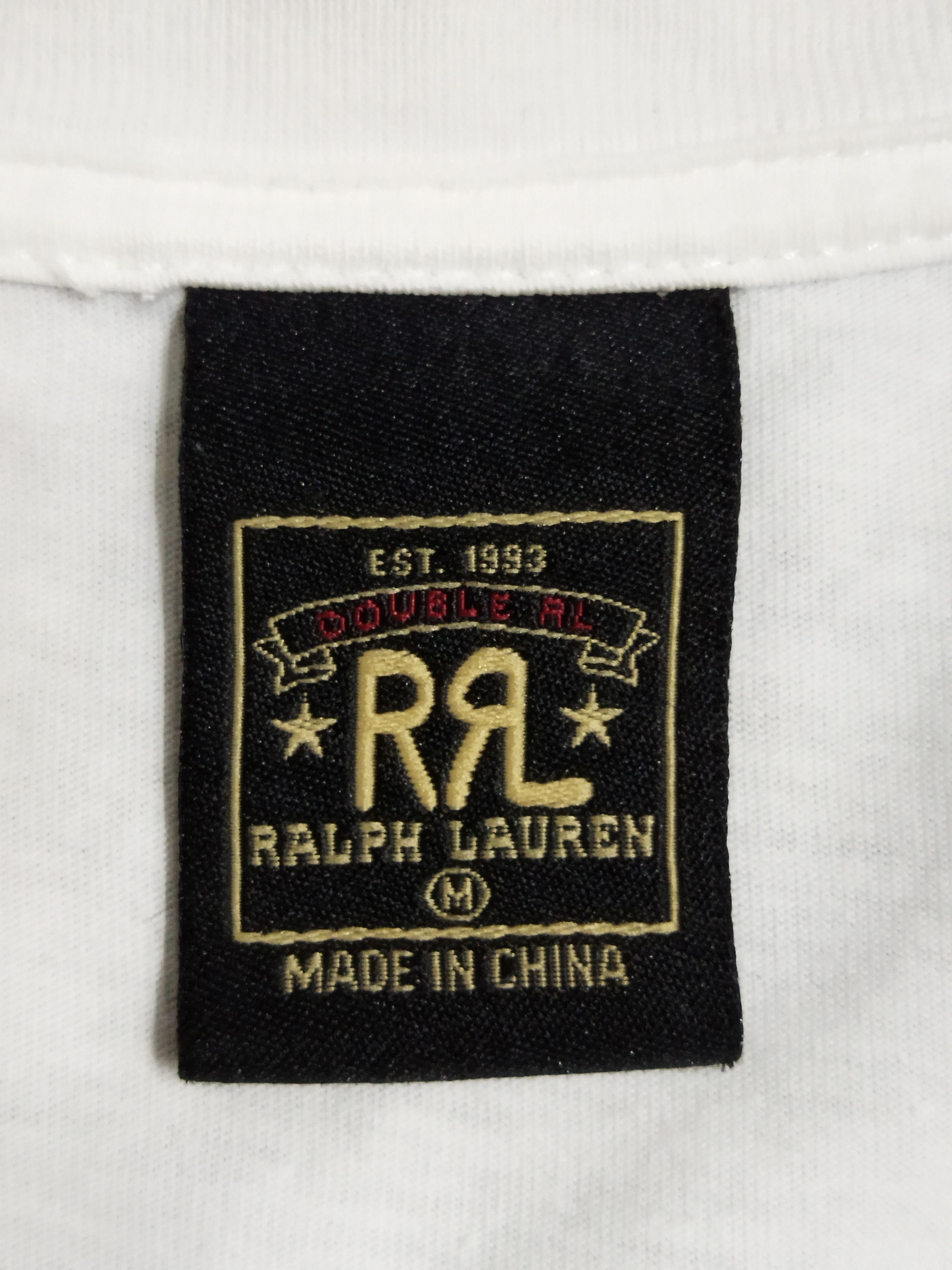 Polo Ralph Lauren Vintage Polo Double RL Tee Size US L / EU 52-54 / 3 - 3 Thumbnail