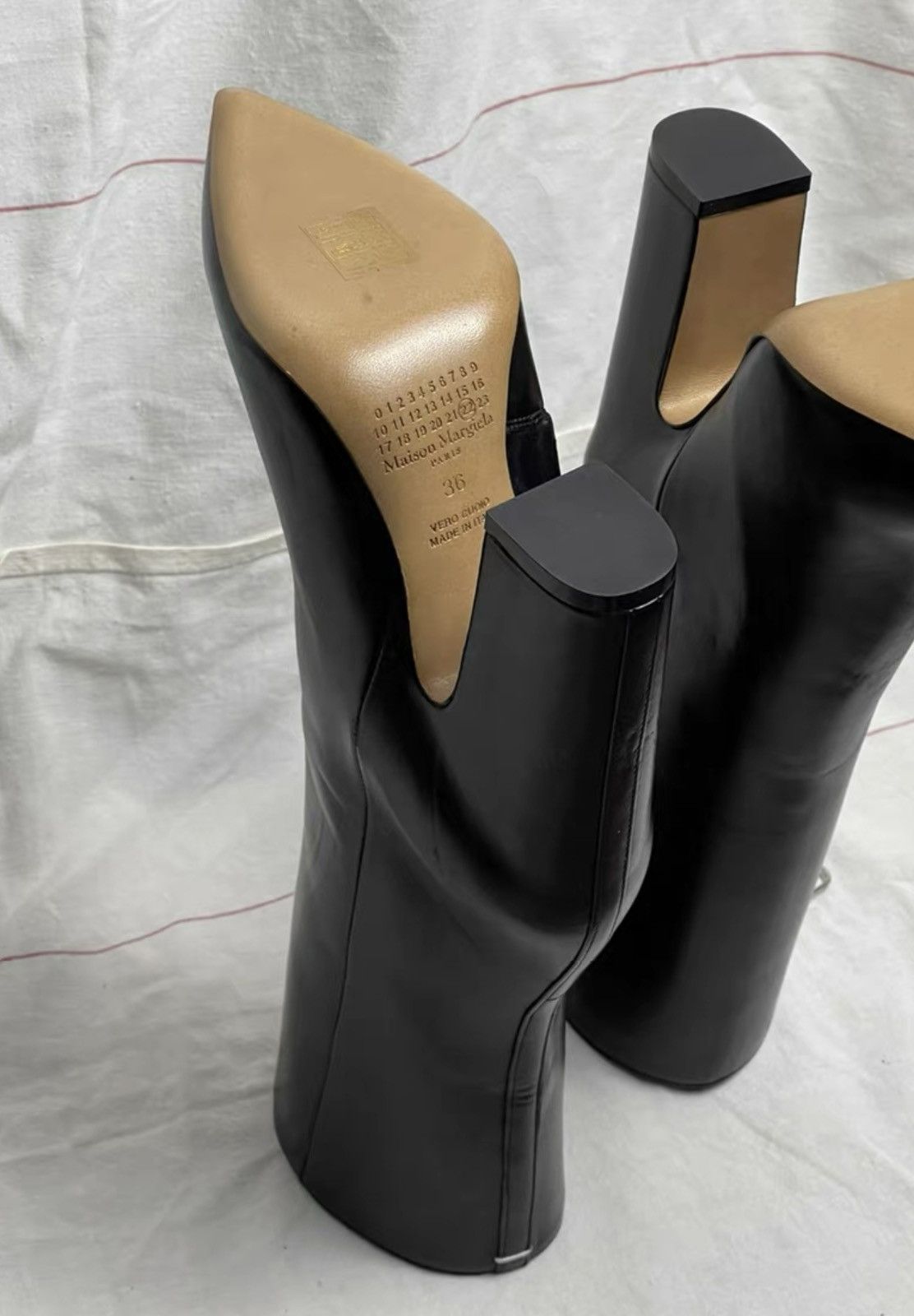 Maison Margiela New Maison Margiela｜High-heeled leather boots Size US 6 / IT 36 - 6 Thumbnail