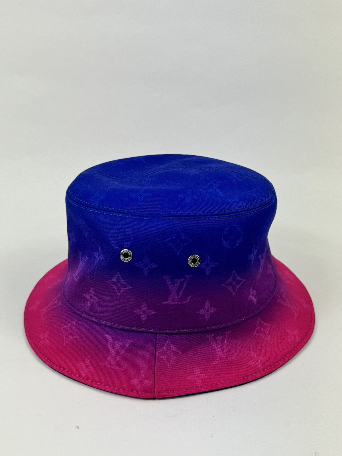 Louis Vuitton LOUIS VUITTON ILLUSION MONOGRAM BUCKET HAT MP3296 SIZE: M Size ONE SIZE - 4 Thumbnail