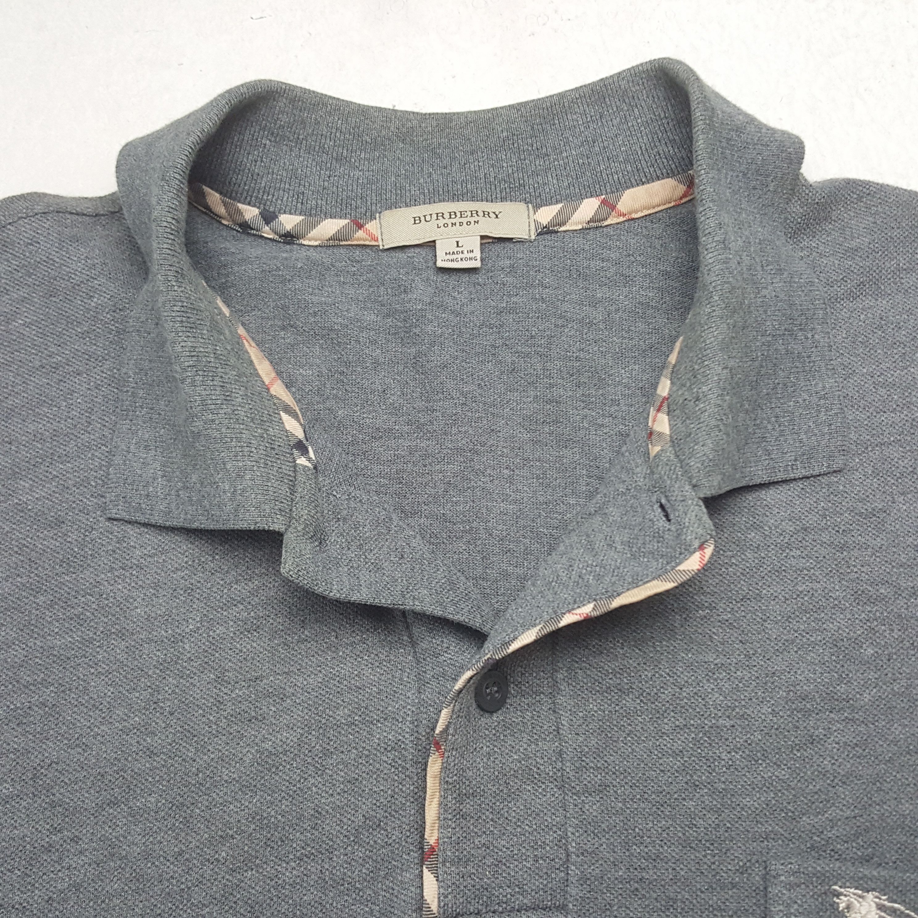 Burberry Vintage Burberry London Designer Brand Polos RR5 Size US XL / EU 56 / 4 - 4 Thumbnail