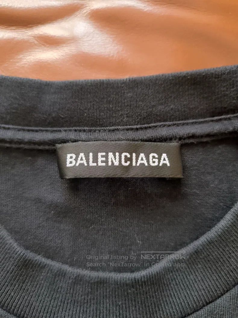 Balenciaga Balenciaga Crown wheat ear embroidery logo T-shirt Size US S / EU 44-46 / 1 - 4 Thumbnail