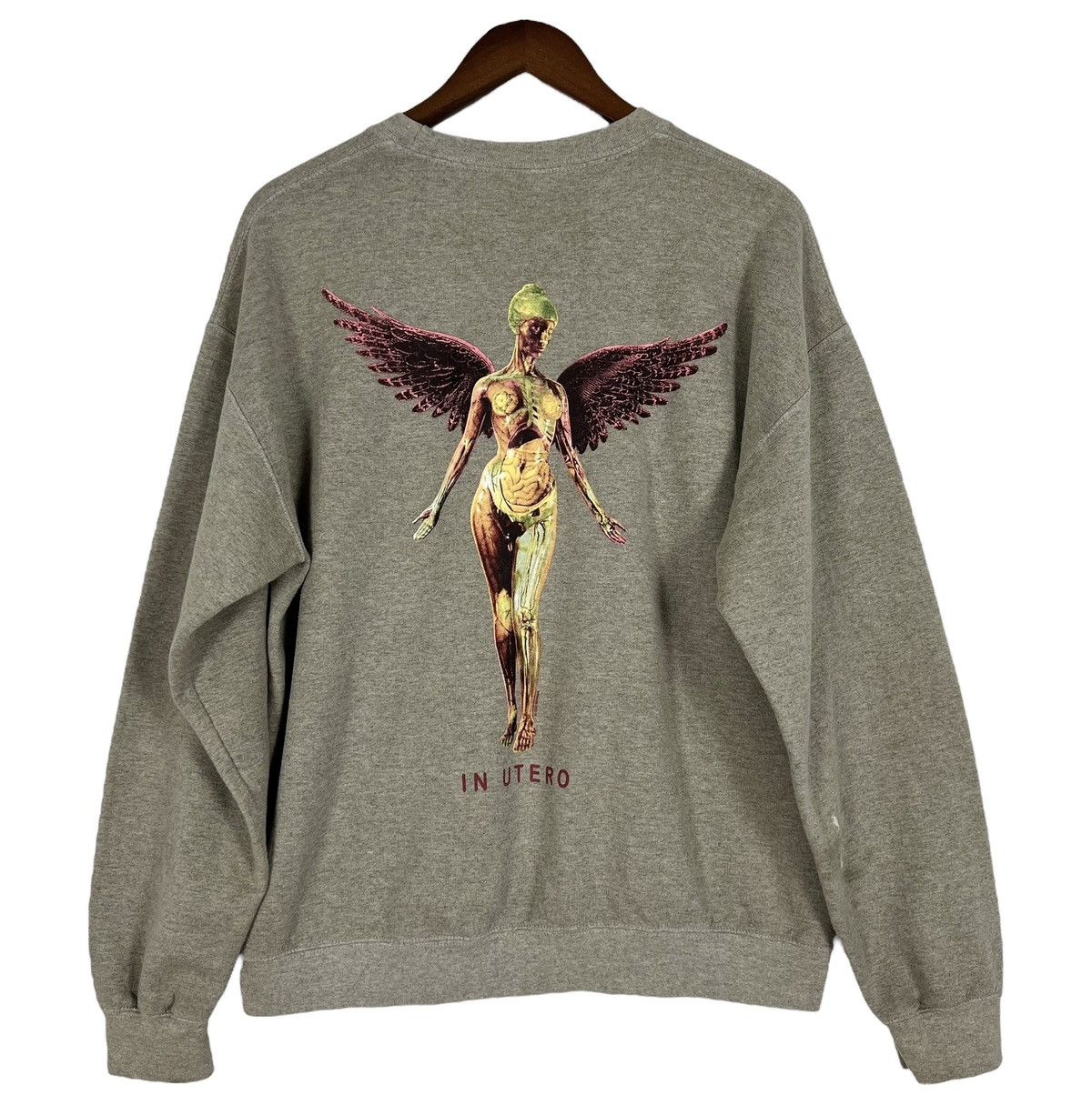 DISTRESSED NIRVANA IN UTERO SWEATSHIRT