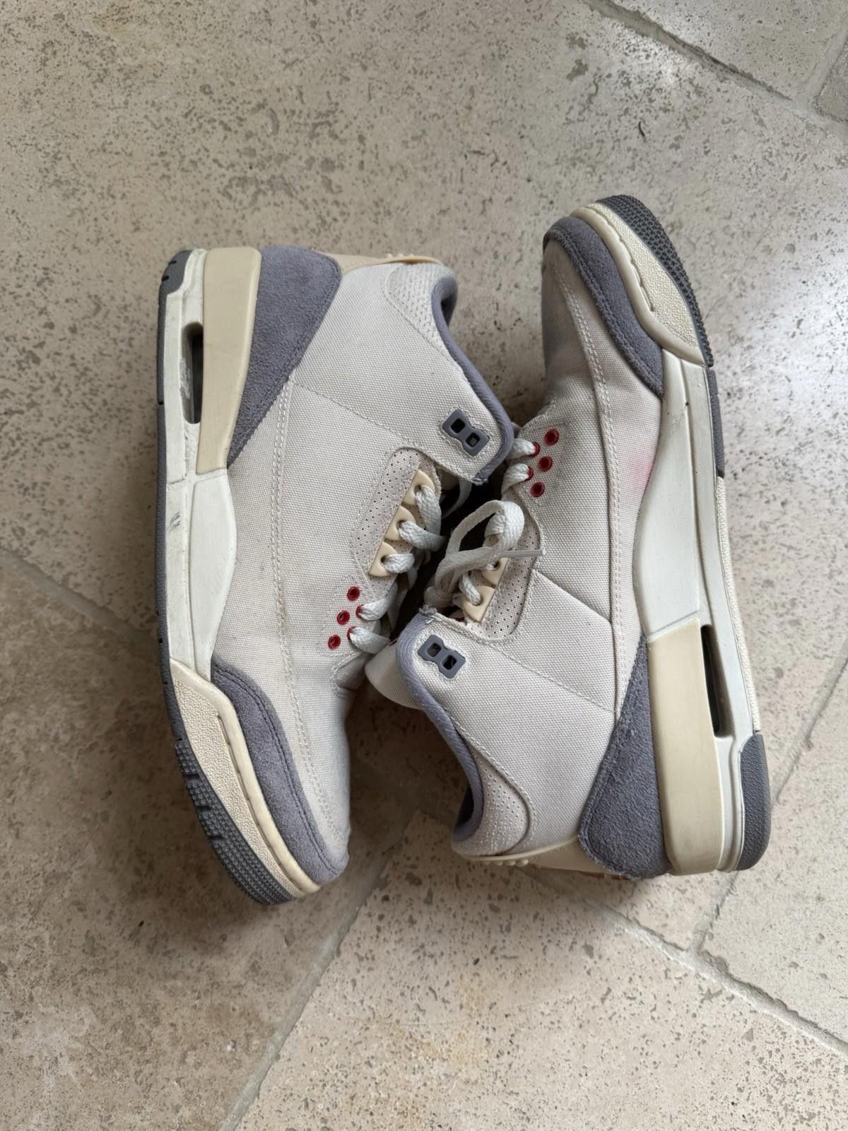 Jordan Brand Air Jordan 3 Retro SE 'Muslin' Size UK 7 GOOD CONDITION Size US 8 / EU 41 - 2 Thumbnail