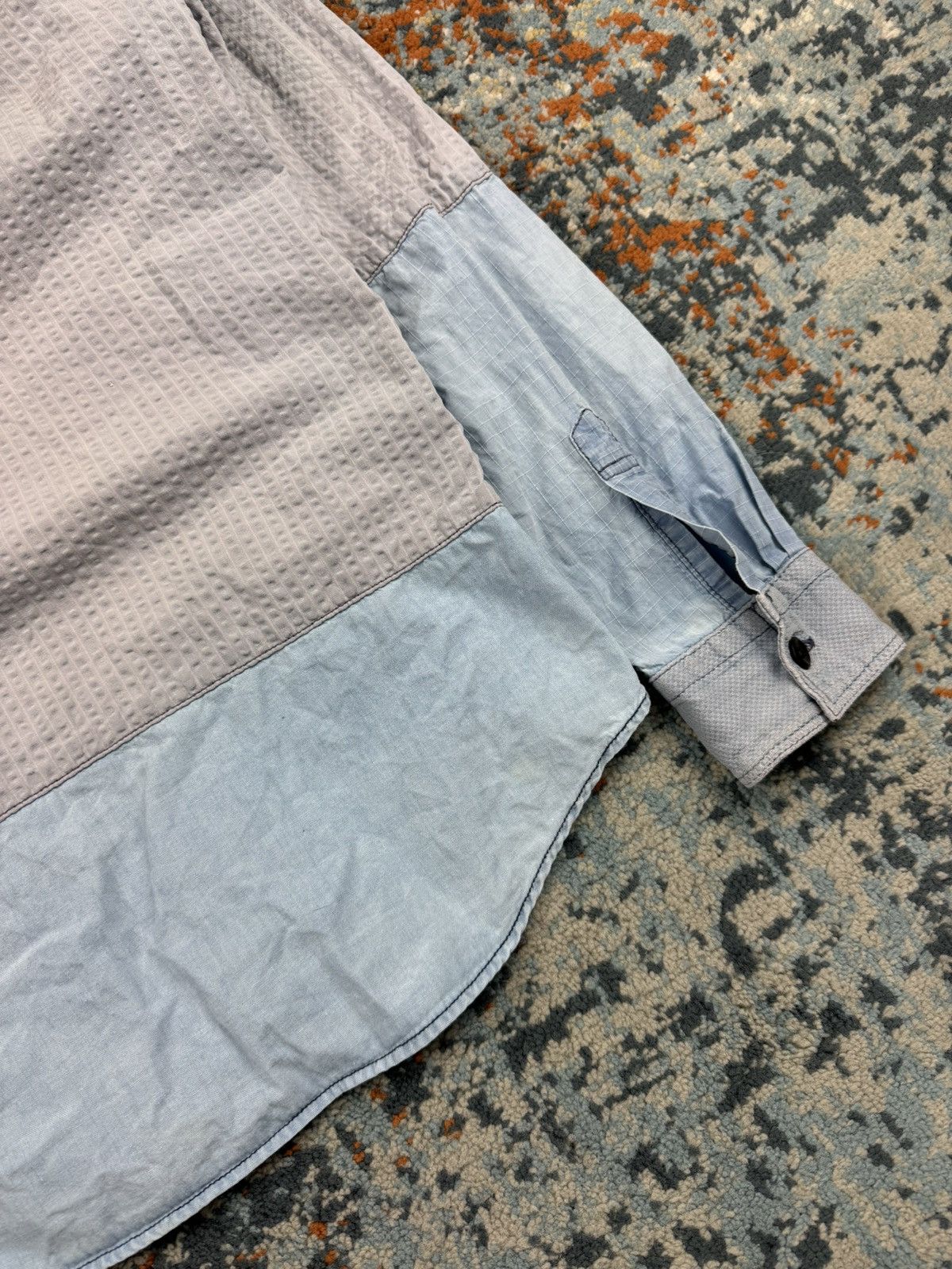 FDMTL Vintage FDMTL crazy patchwork sashiko boro style shirt Size US S / EU 44-46 / 1 - 8 Thumbnail