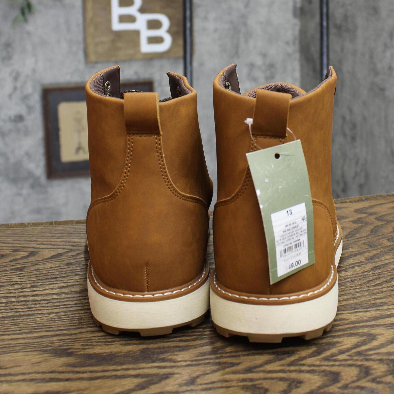 Designer Goodfellow & Co Forrest Work Boots 88097799 Cognac Brown 13 Size US 13 / EU 46 - 4 Thumbnail