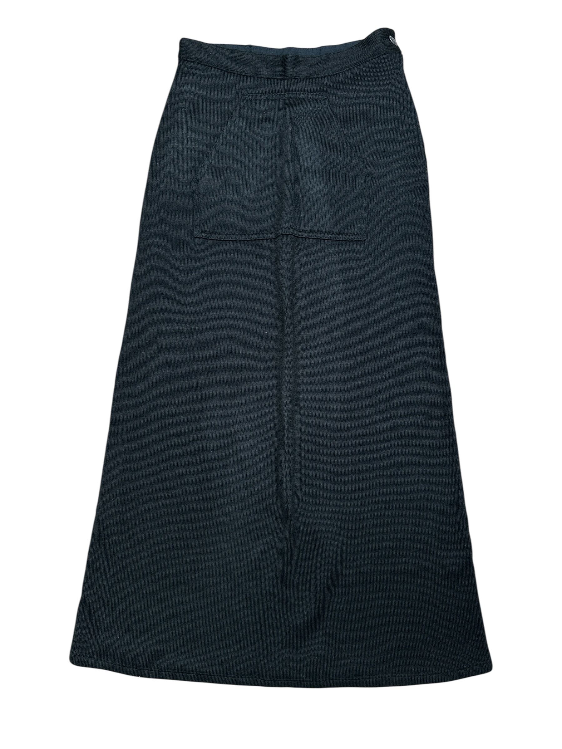 Jean Paul Gaultier Vintage Black Maxi Skirt Size 28" / US 6 / IT 42 - 1 Thumbnail
