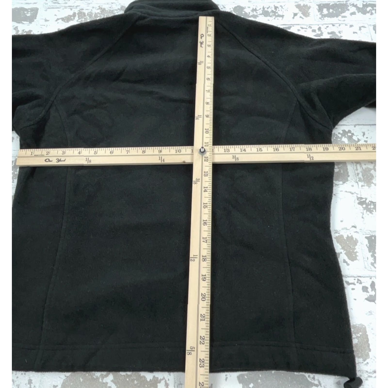 Vintage Columbia Benton Springs Jacket Women Medium Black Fleece Full Zip Size M / US 6-8 / IT 42-44 - 6 Thumbnail