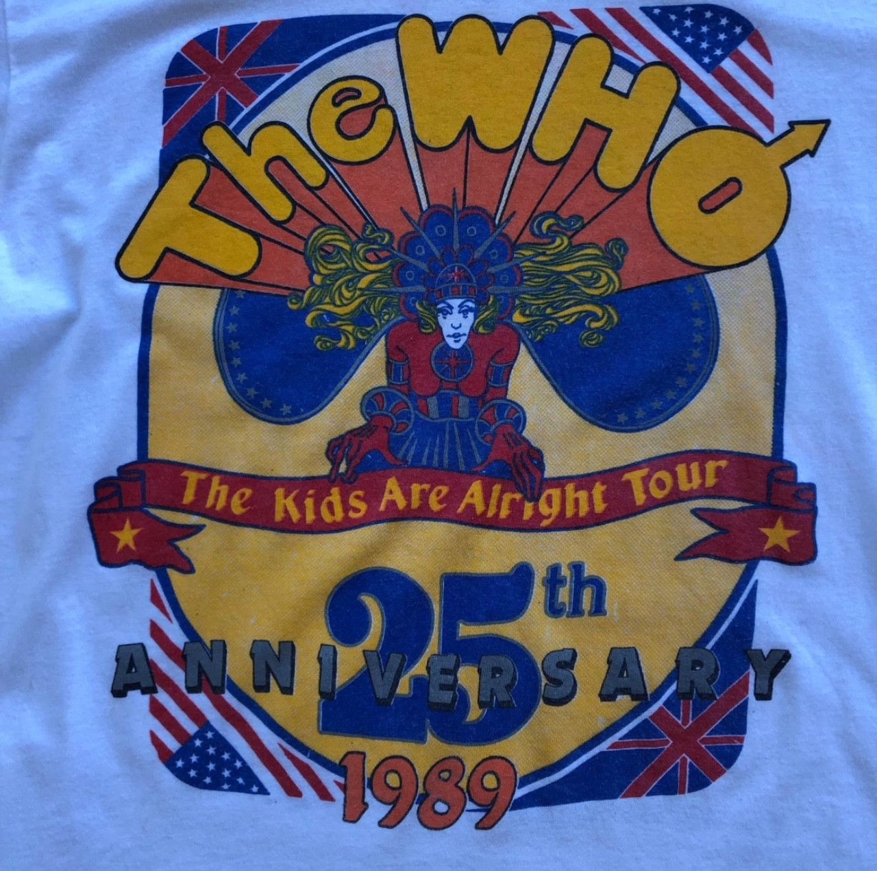 Hanes Vintage The Who 25th Anniversary XL 1989 Size US XL / EU 56 / 4 - 6 Thumbnail