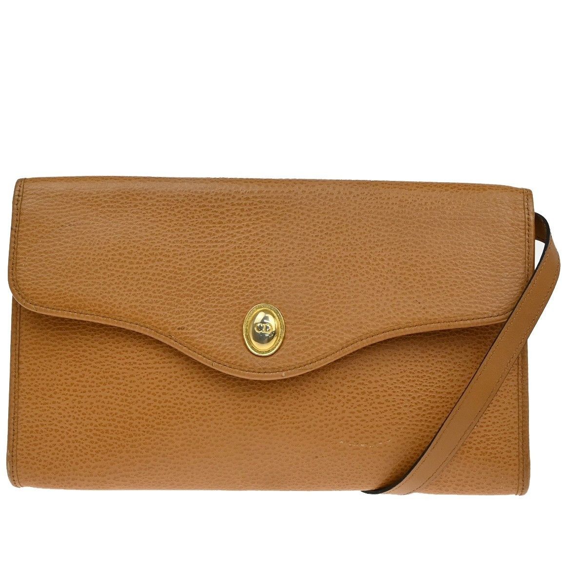 Dior Christian Dior Vintage CD Logo Shoulder Bag Leather Size ONE SIZE - 1 Thumbnail