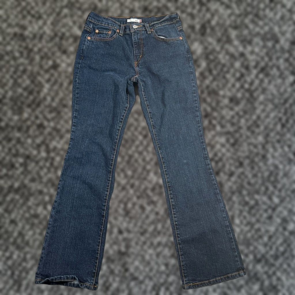 Levi's Levi's 515 Bootcut Jeans Women's 4 Regular Fit Dark Wash Blue 29x29 Size 27" / US 4 / IT 40 - 1 Thumbnail