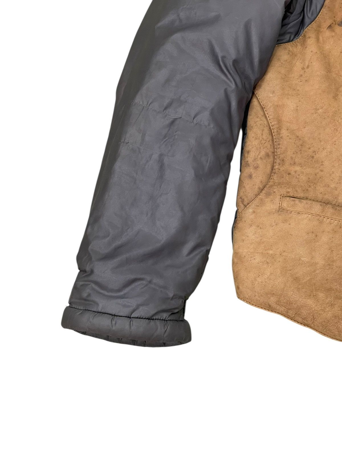 Maison Margiela AW03/04 Martin Margiela Padded Nylon Leather Jacket 7🟩0 Size US M / EU 48-50 / 2 - 5 Thumbnail