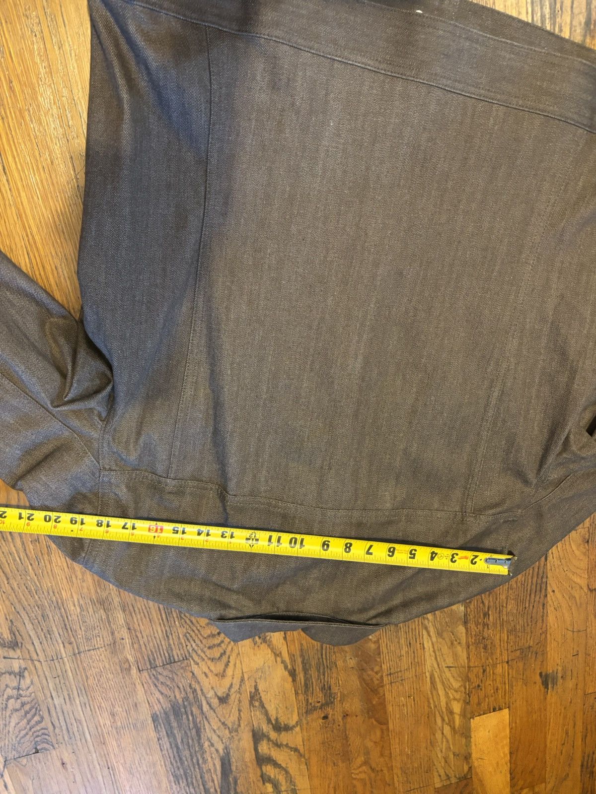 Rick Owens Drkshdw FW24 Raw Denim Trucker Jacket Dark Dust Size US L / EU 52-54 / 3 - 10 Thumbnail