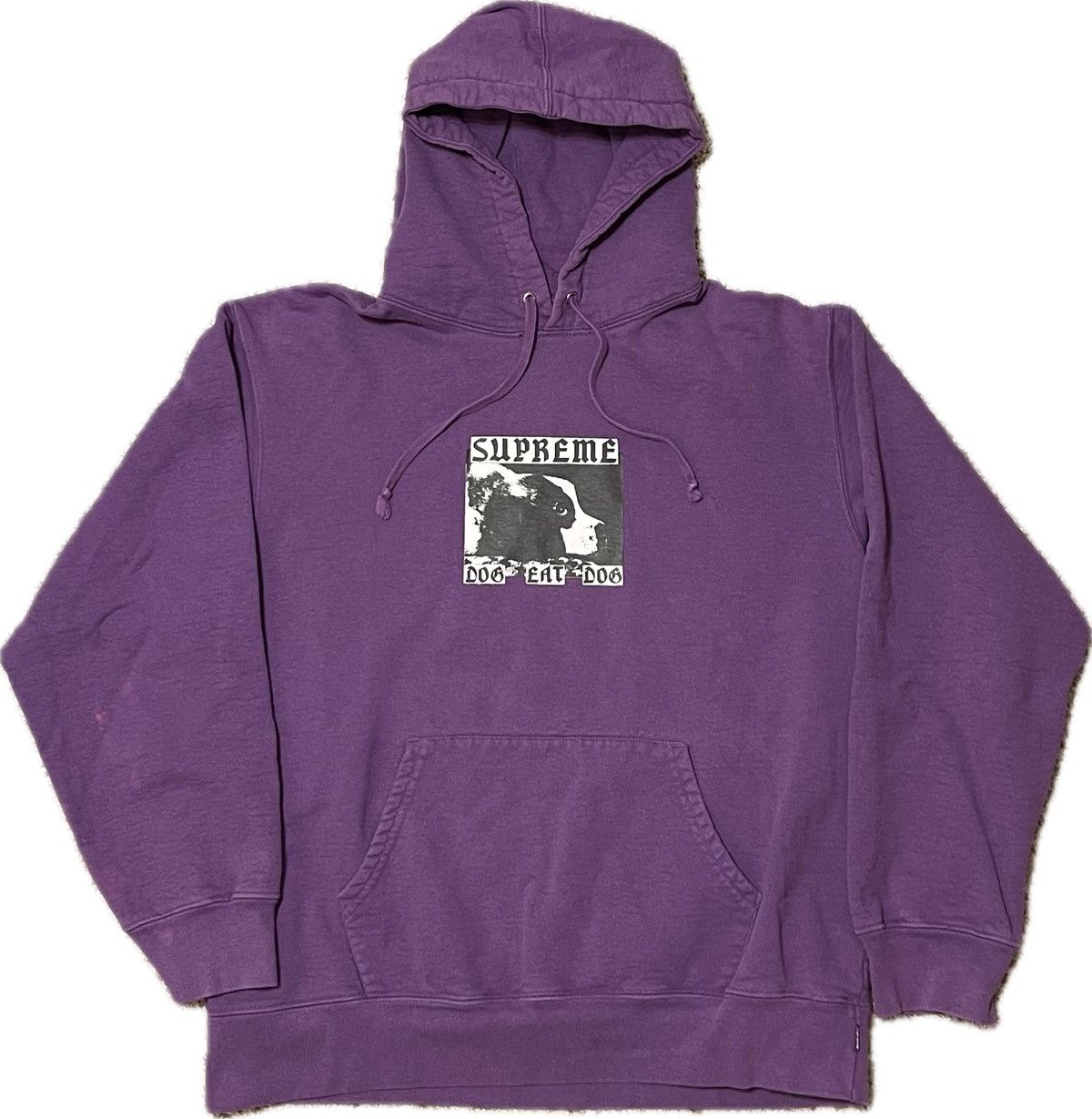 Supreme Supreme dog eat dog hoodie sweatshirt medium purple SS22 