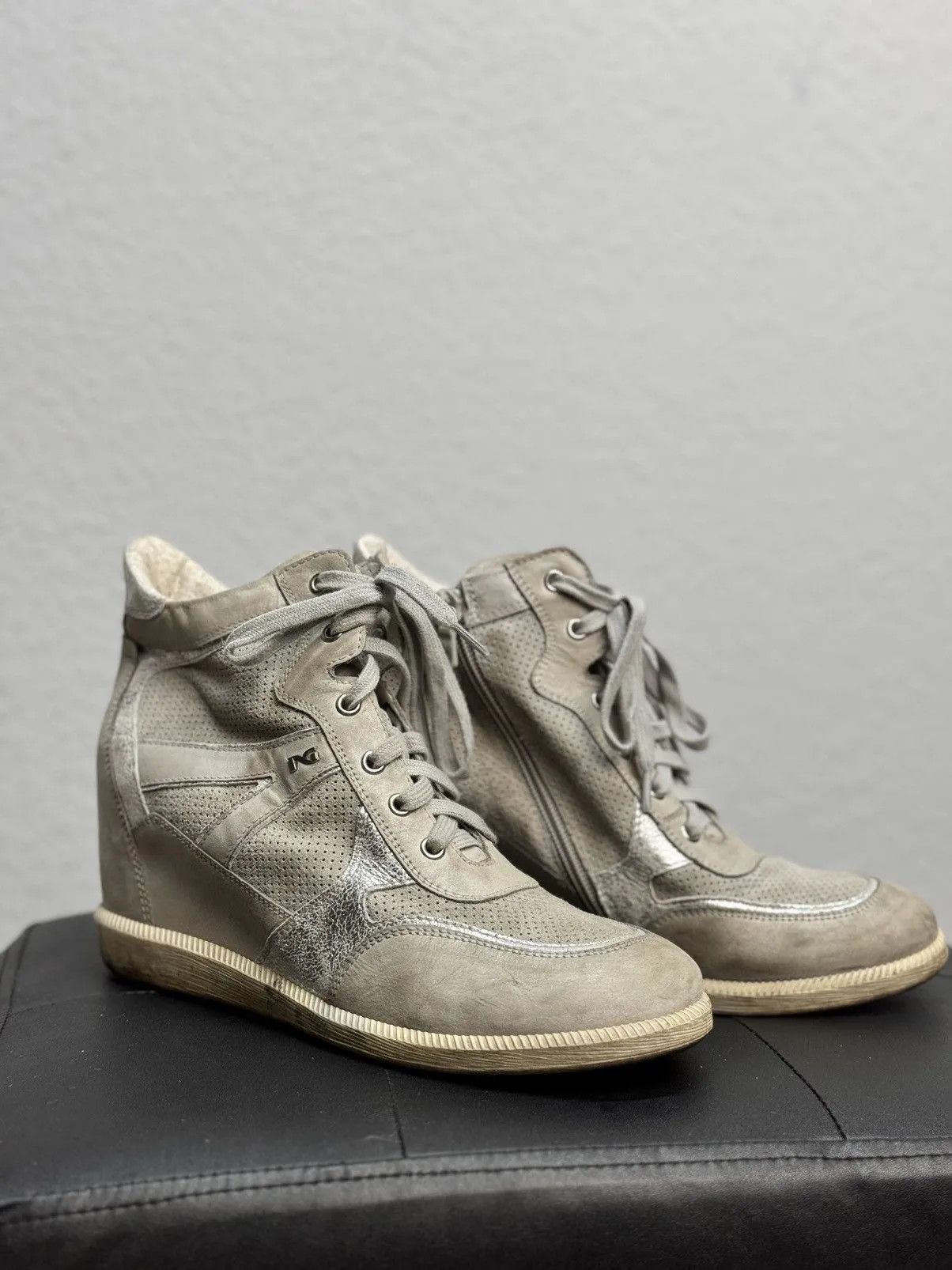 Isabel Marant Vintage Style Isabel Marant Bekett classic wedge beige shoes Size US 9 / IT 39 - 4 Thumbnail