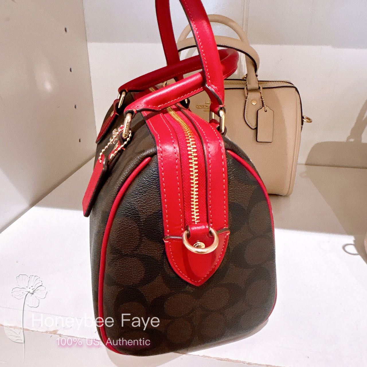 Coach Rowan Satchel Bag In Signature Canvas CH280 Size ONE SIZE - 4 Thumbnail