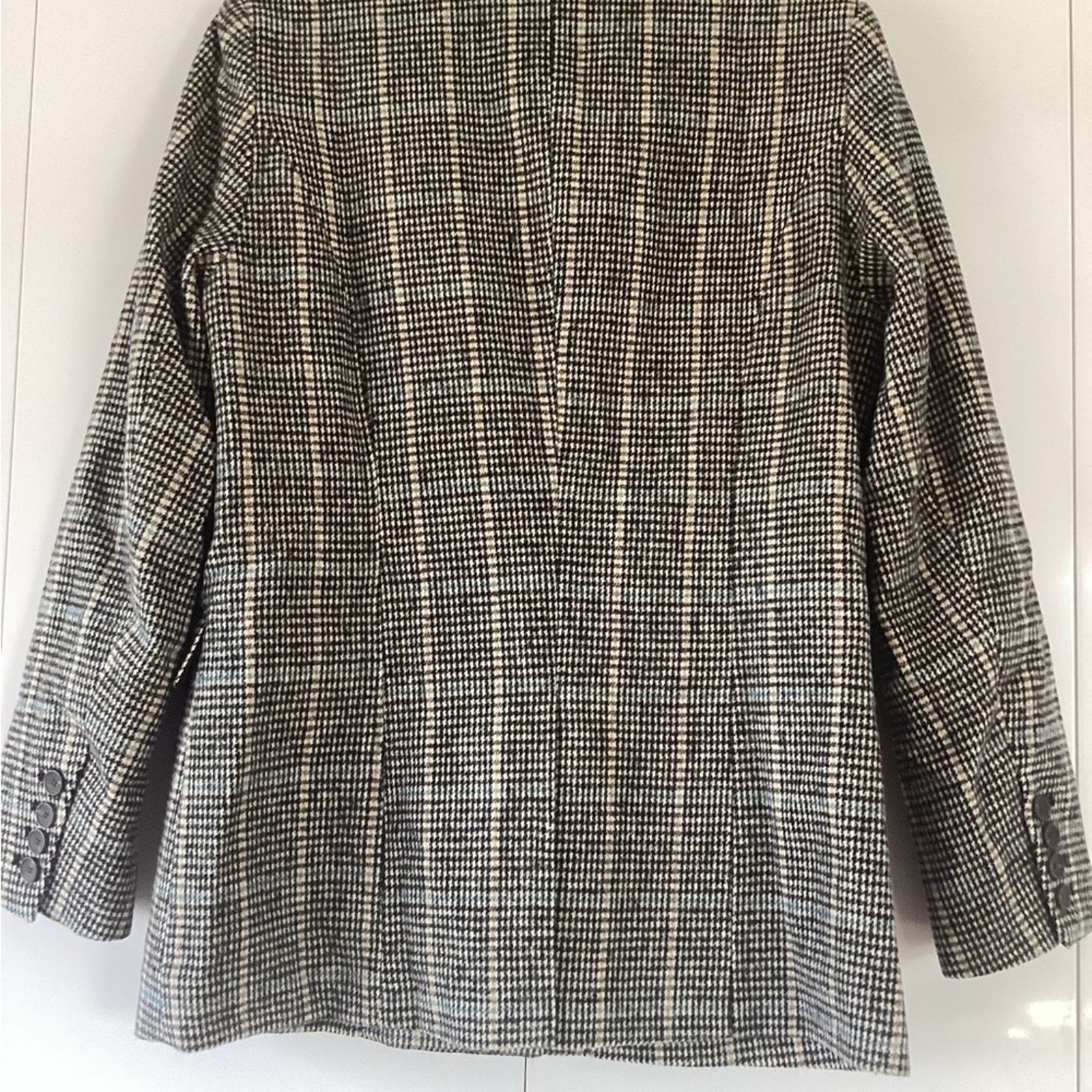 Rails NWT Rails Double Breast Blazer Grey Houndstoooth Check Sz S Size S / US 4 / IT 40 - 6 Thumbnail