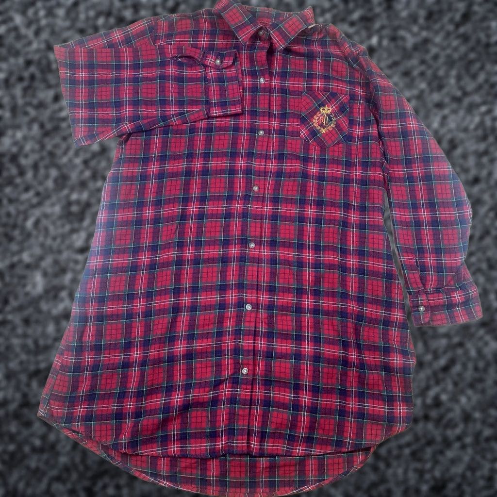 Ralph Lauren Lauren Ralph Lauren Shirt Plaid Button-Up Flannel Long Sleeve XL Mens Multicolor Size US XL / EU 56 / 4 - 1 Thumbnail