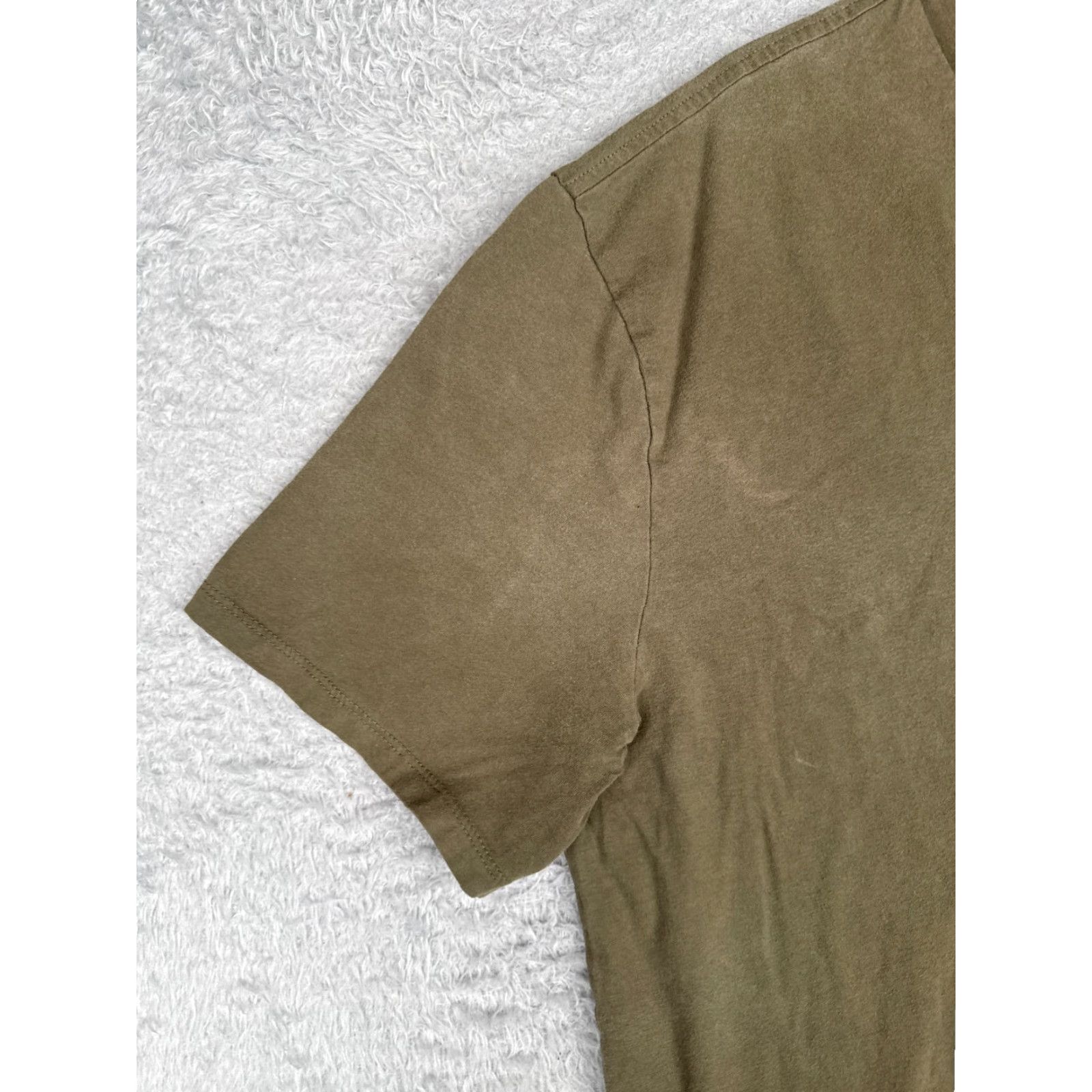 Tommy Hilfiger Tommy Hilfiger Shirt Adult XL Green V-Neck Cotton Jersey Short Sleeve Embroidered Logo Mens Size US XL / EU 56 / 4 - 3 Thumbnail