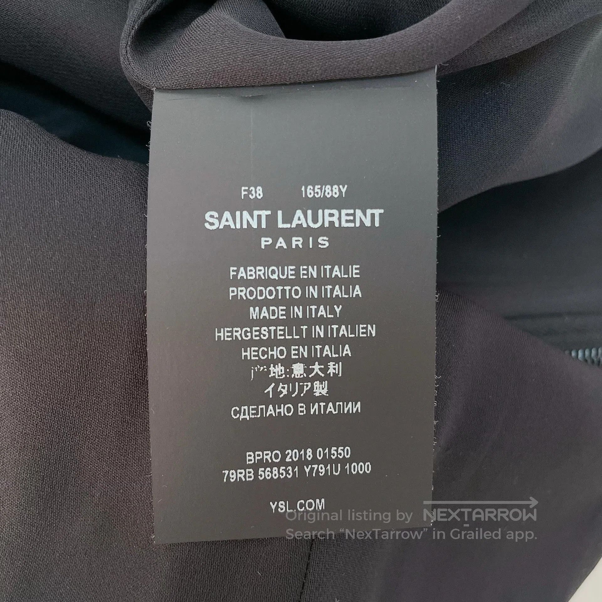 Saint Laurent Paris Saint Laurent Black Diamond Trim Dress. Size S / US 4 / IT 40 - 7 Thumbnail