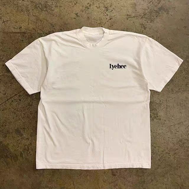 Japanese Brand × Vintage White casual retro peach print t-shirt Size US M / EU 48-50 / 2 - 2 Thumbnail
