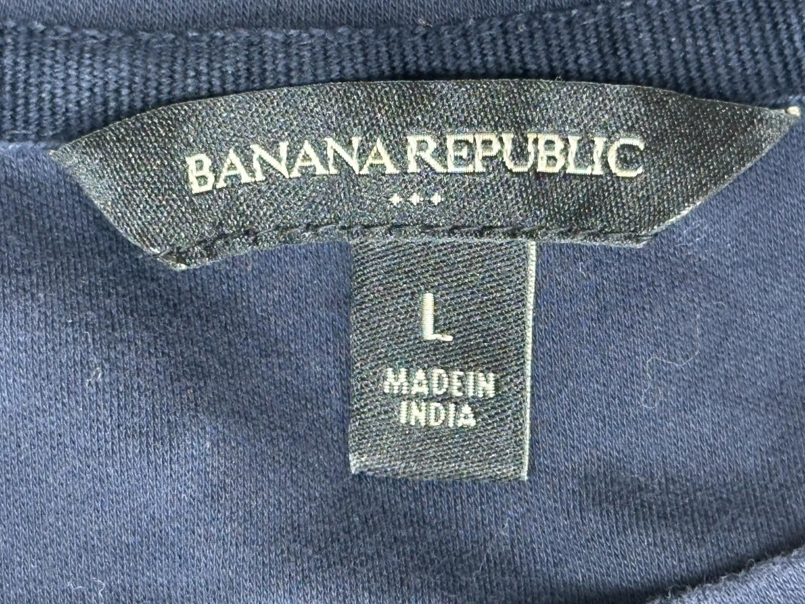 Banana Republic Banana Republic Regular Fit Crew Neck T-Shirt Blue Mens L Size US L / EU 52-54 / 3 - 5 Thumbnail