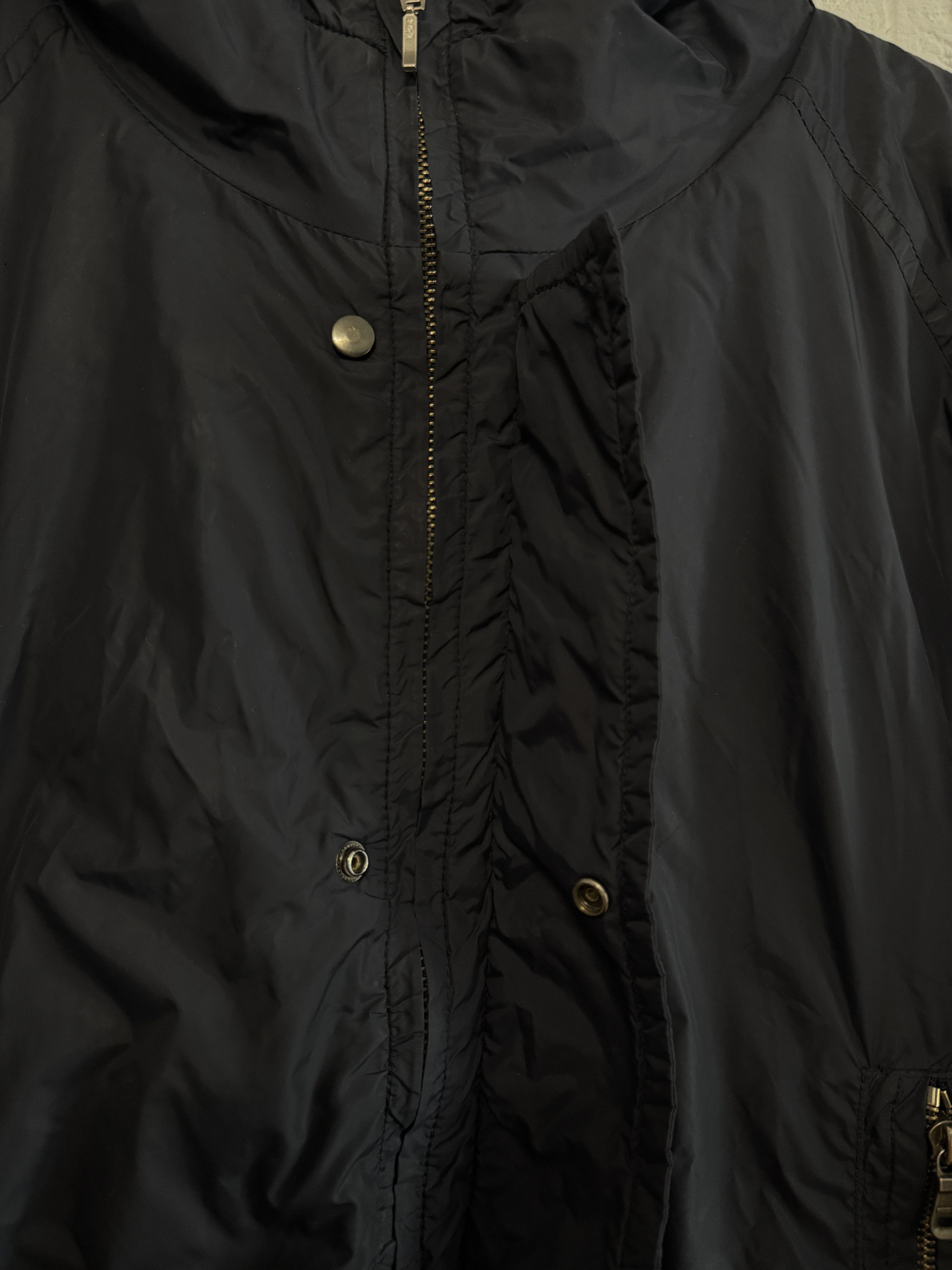 Hugo Boss Hugo Boss Bomber Fur Hood Y2K Rare Sz L Size US L / EU 52-54 / 3 - 3 Thumbnail