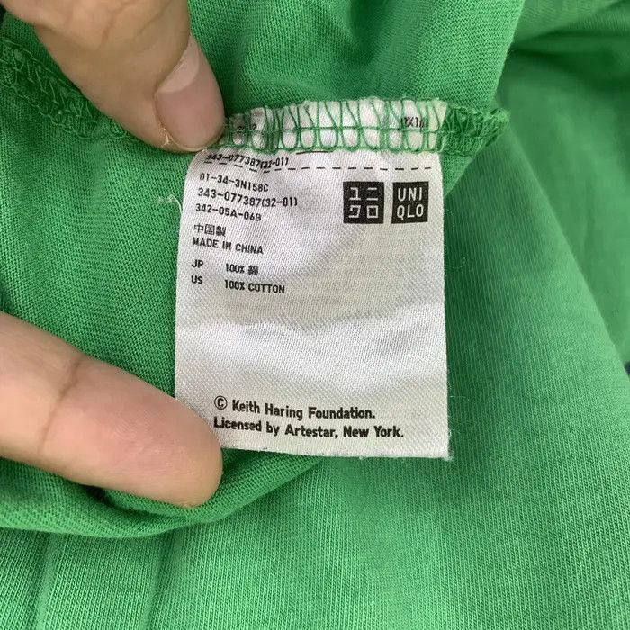 Keith Haring KEITH HARING x UNIQLO Radiant Angel Green Tee Shirt Top MOMA Size XL / US 12-14 / IT 48-50 - 5 Thumbnail