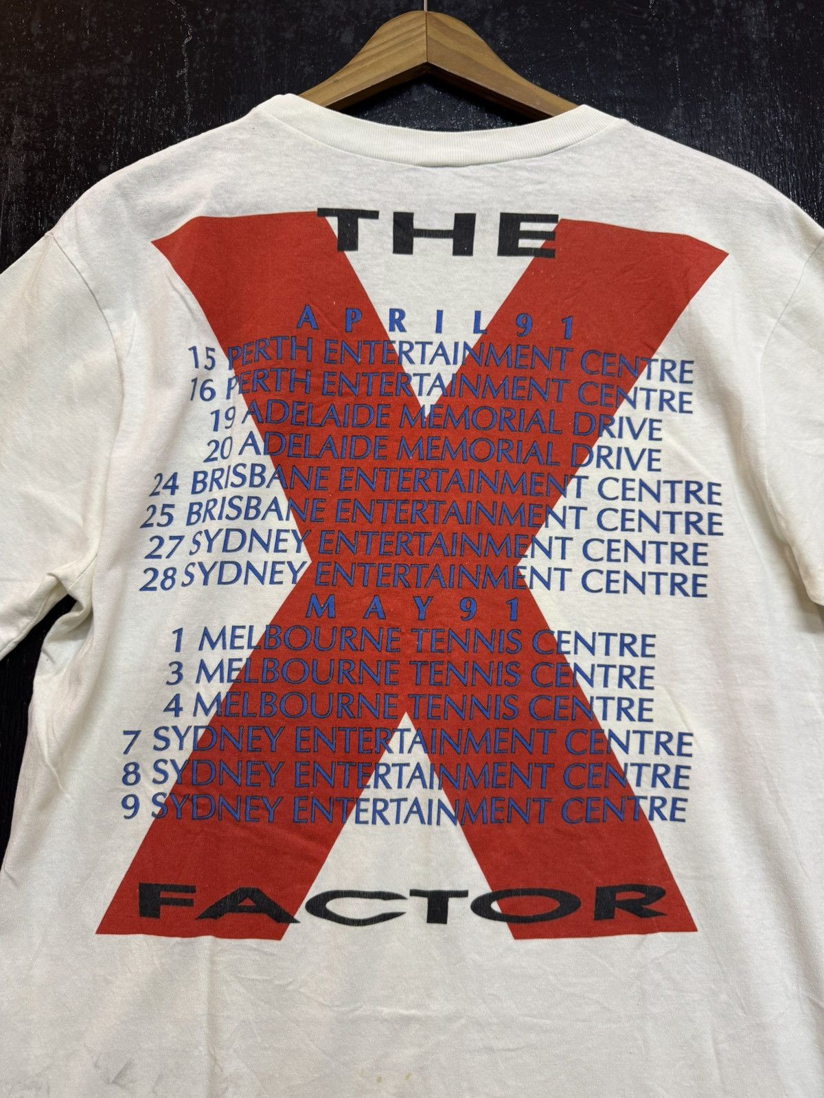 Band Tees × Vintage INXS 1991 WHITE TEE VINTAGE Size US M / EU 48-50 / 2 - 3 Thumbnail