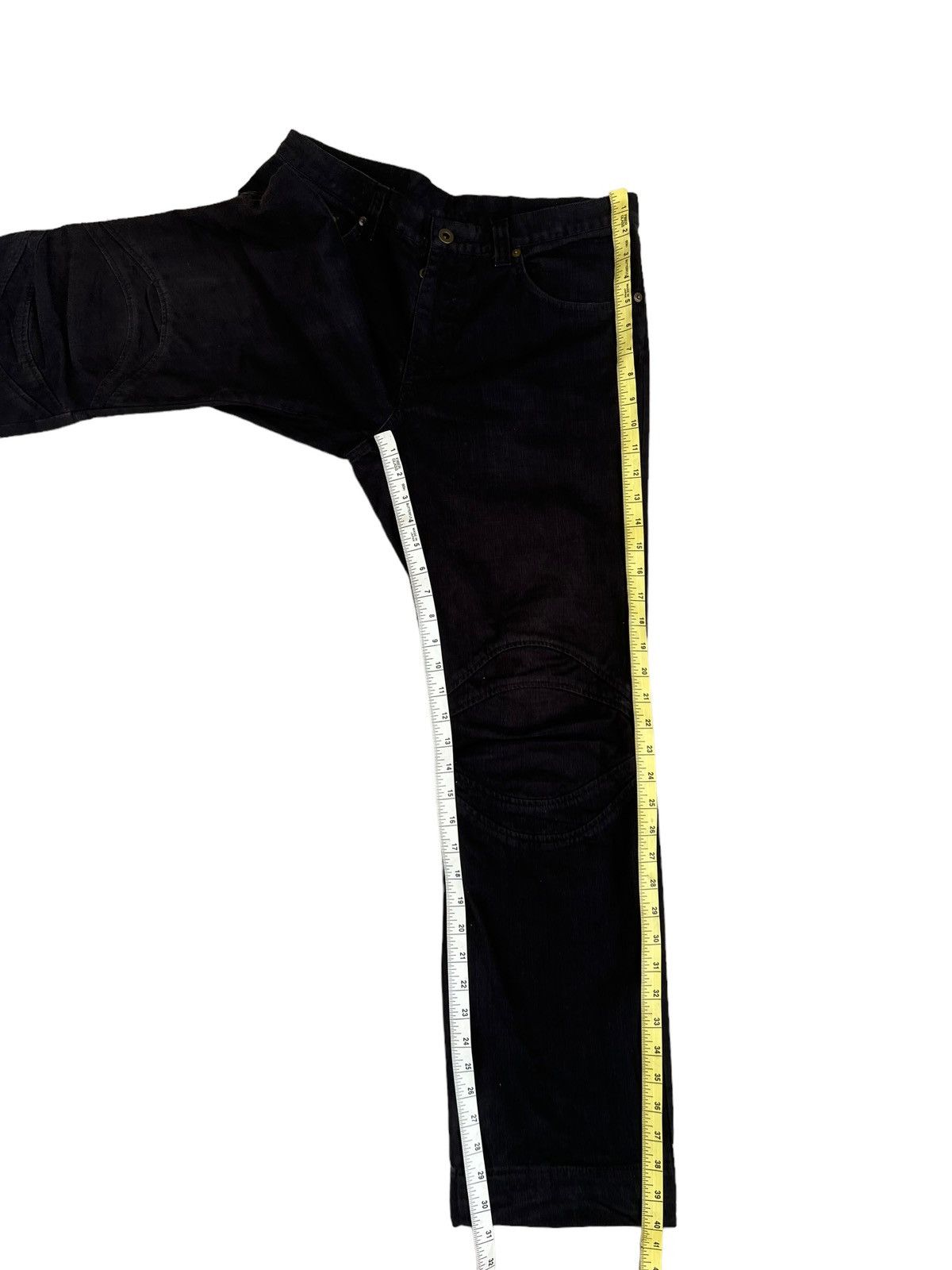 Designer Vintage MANIAC WORKS Japan Knee Patch Fade Black Pant Size US 34 / EU 50 - 5 Thumbnail