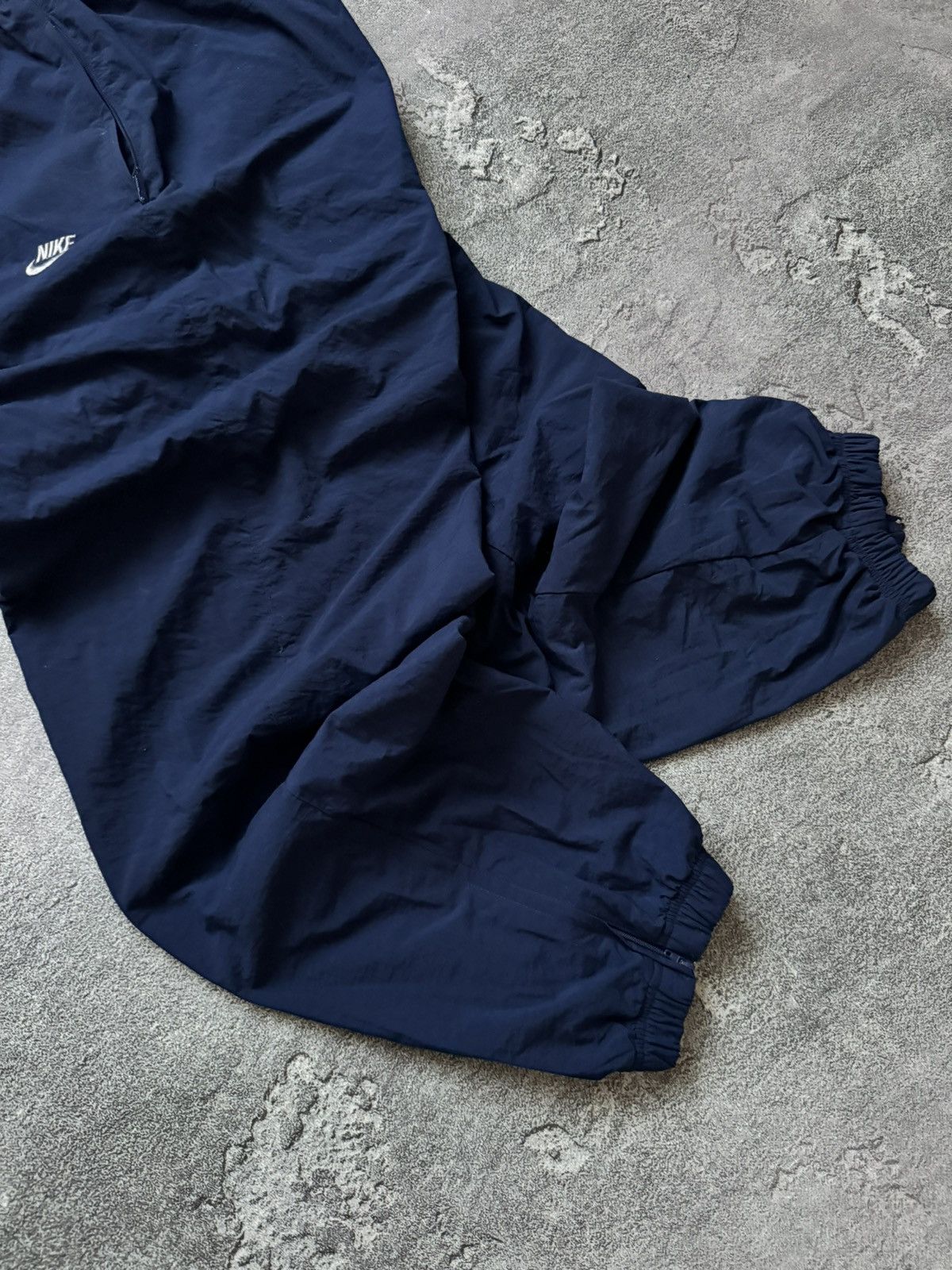 Nike × Vintage Nike XL swoosh nylon jogger sweat track pant trouser baggy Size US 39 - 17 Thumbnail