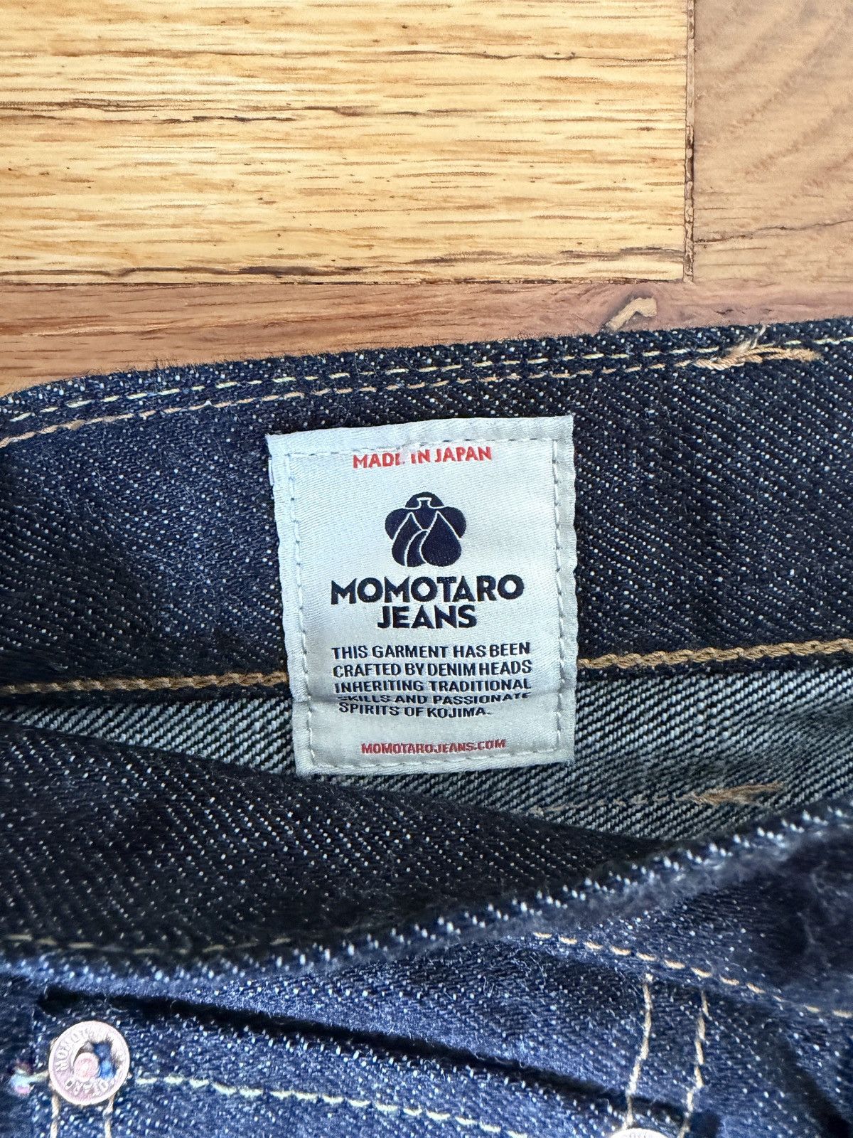 Momotaro Jeans Momotaro Classic Straight Denim Jeans Size US 30 / EU 46 - 6 Thumbnail