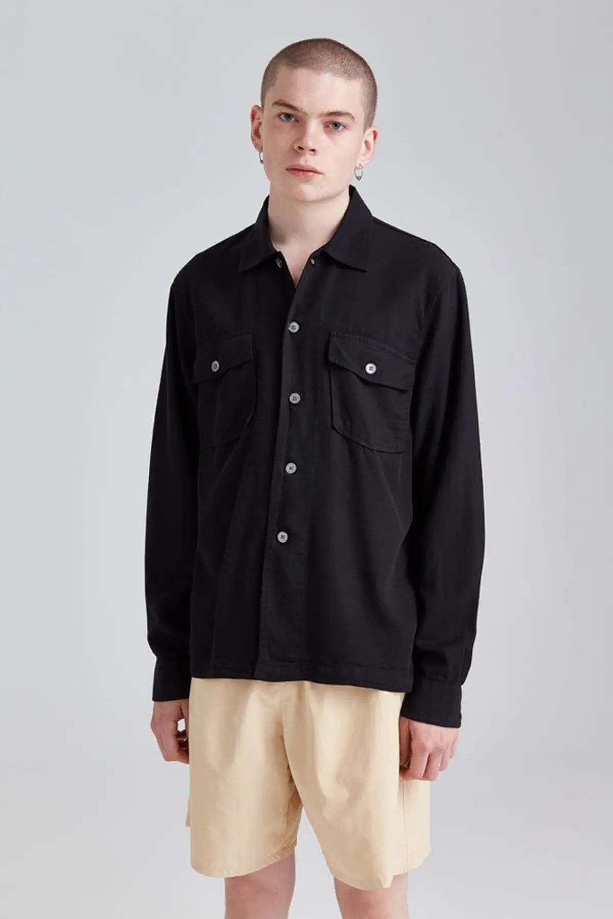 Our Legacy Chamois Shirt - Black Silky Wash Size US M / EU 48-50 / 2 - 10 Thumbnail