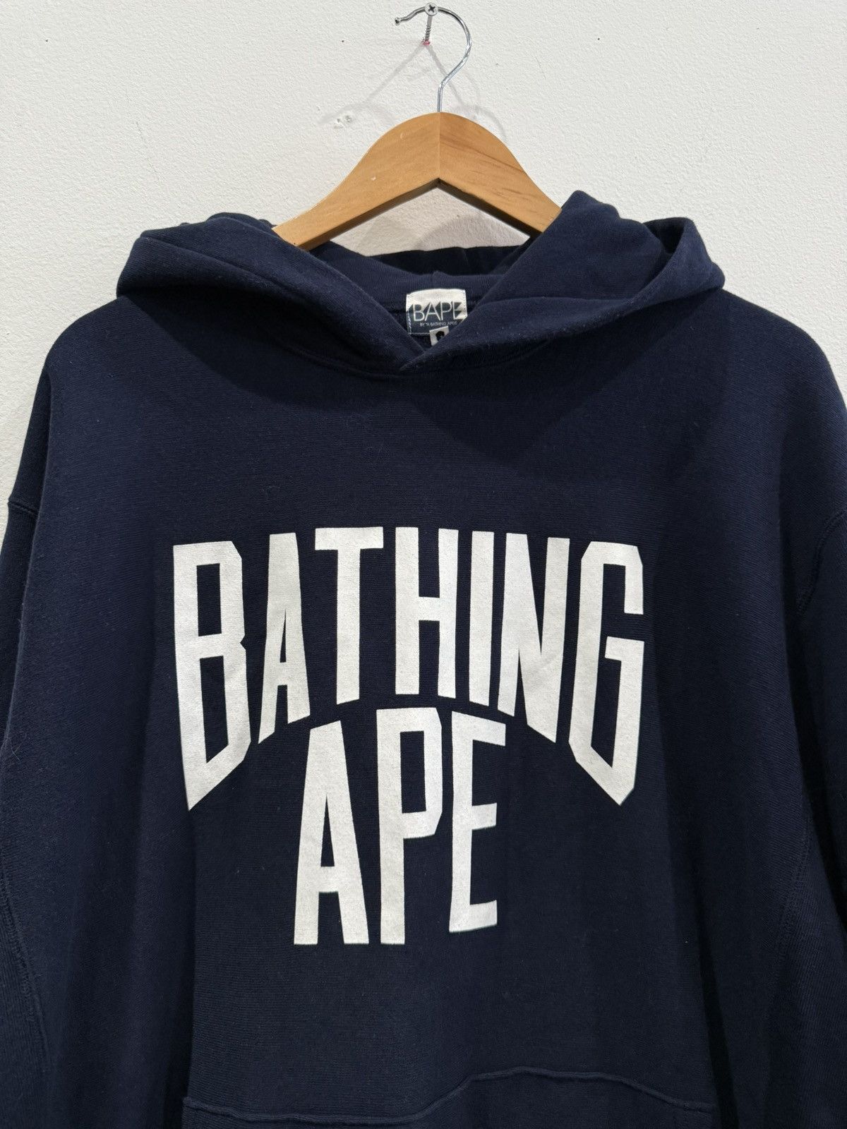 Bape 2007 NYC Logo Navy Hoodie Size US XL / EU 56 / 4 - 1 Thumbnail
