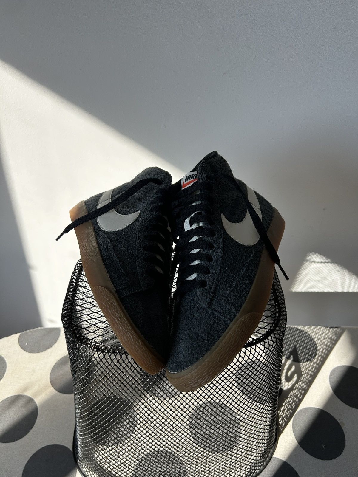 nike Blazer Mid Shoes Sneakers Size 7,5 in Grey, Men's